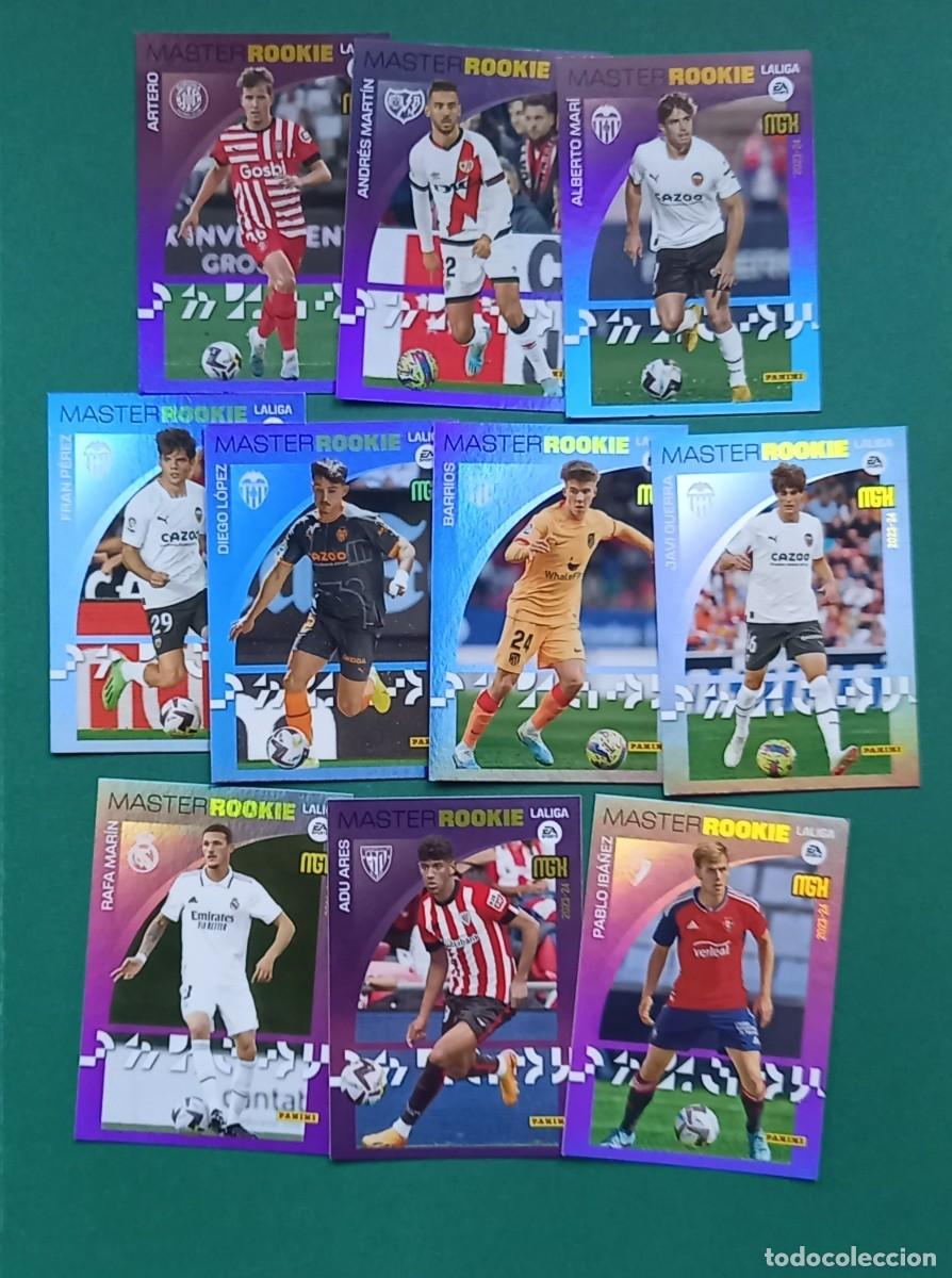 Cromos de F&uacute;tbol: LOTE 10x MASTER ROOKIE MEGACRACKS MGK 2023 2024 23 24
