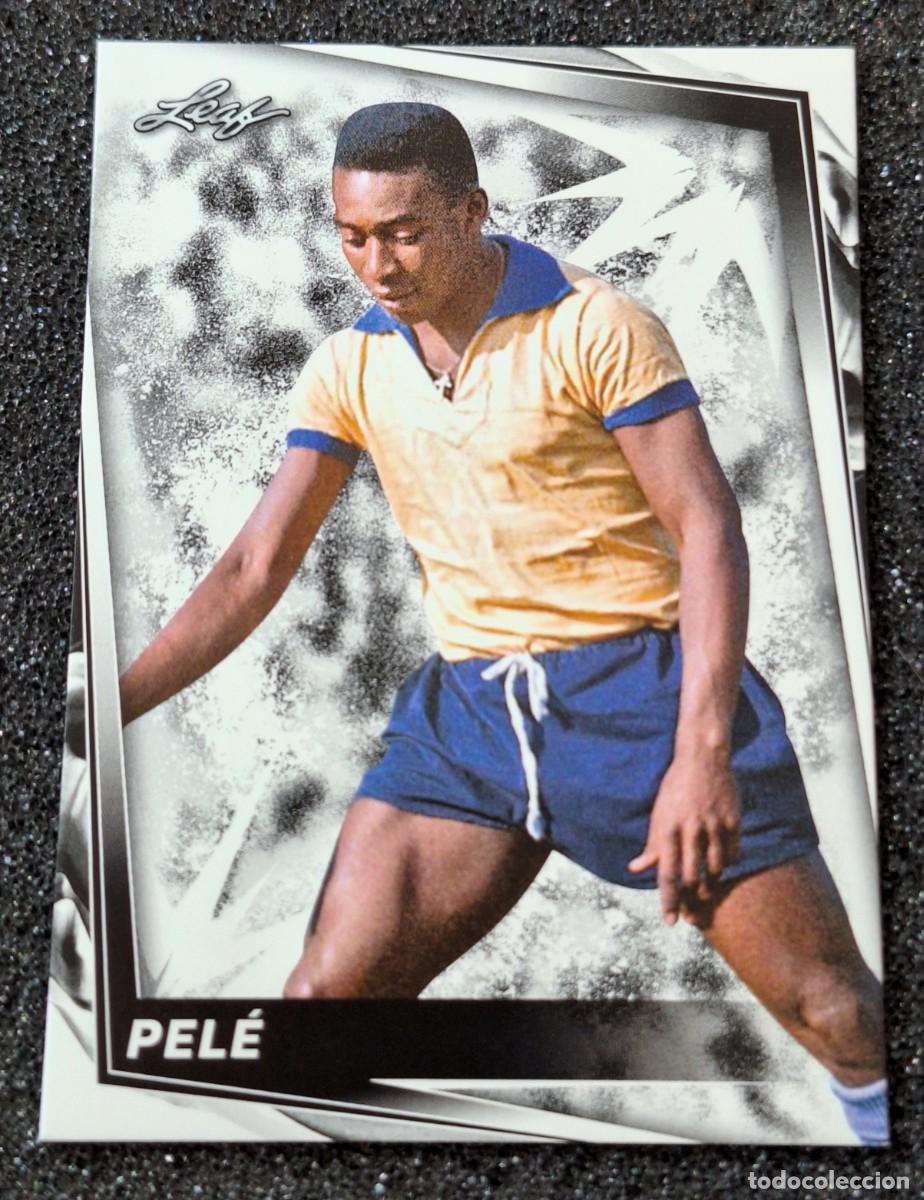 Cromos de f&uacute;tbol: Pele Brasil Leaf Soccer 2024 - Foto 1