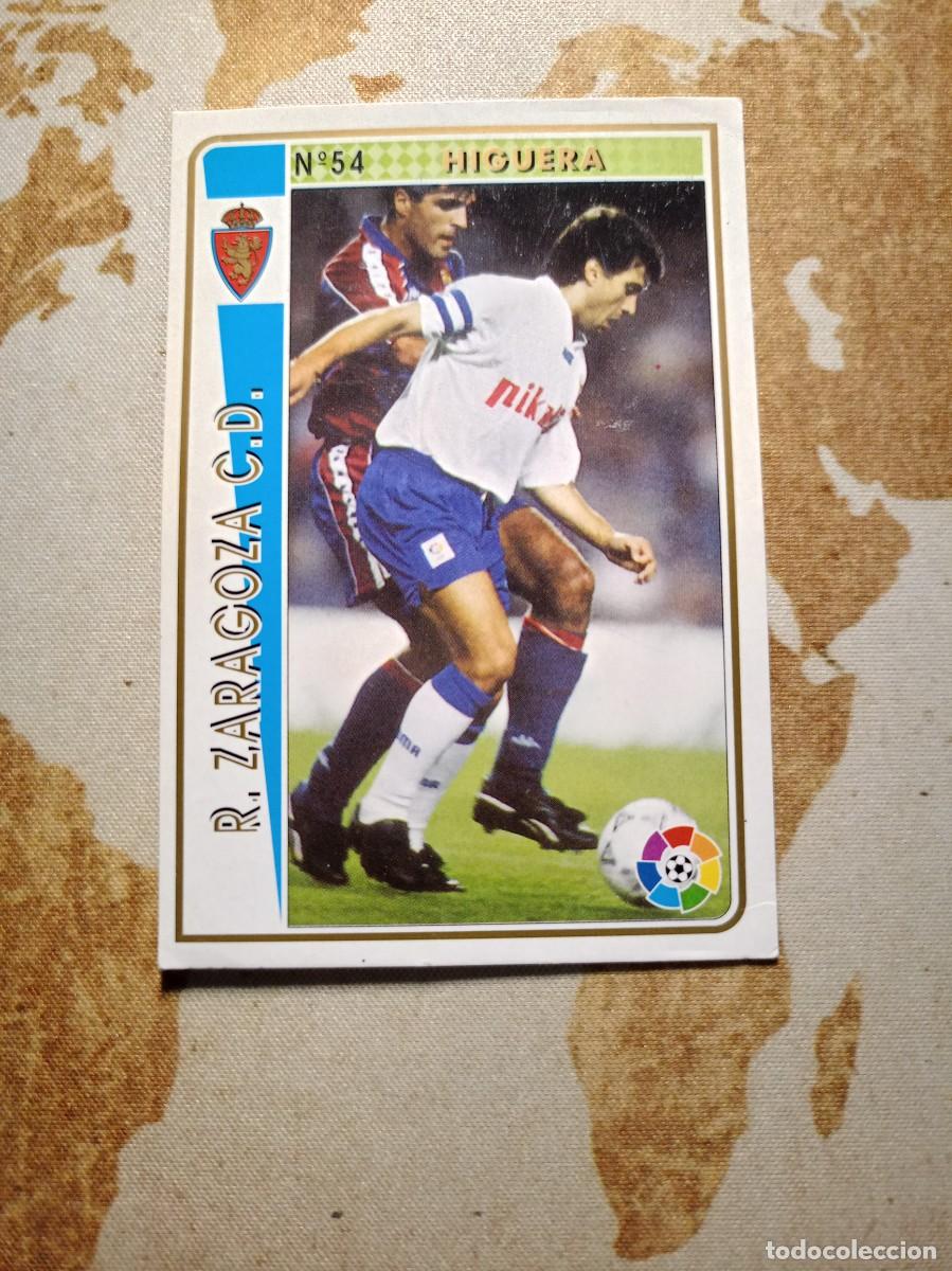 Fu&szlig;ball-Sticker: ZARAGOZA 54 HIGUERA Mundicromo Las fichas de la liga 1994-95