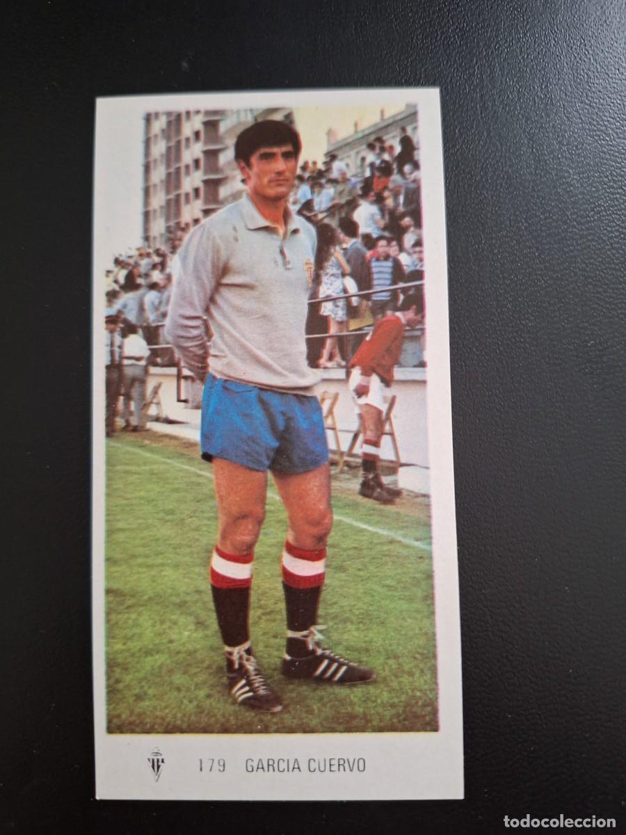 Fu&szlig;ball-Sticker: CROMO DOBLE RUIZ ROMERO 179 GARCIA CUERVO SPORTING NUNCA PEGADO SIN PEGAR 71 72 1971 1972
