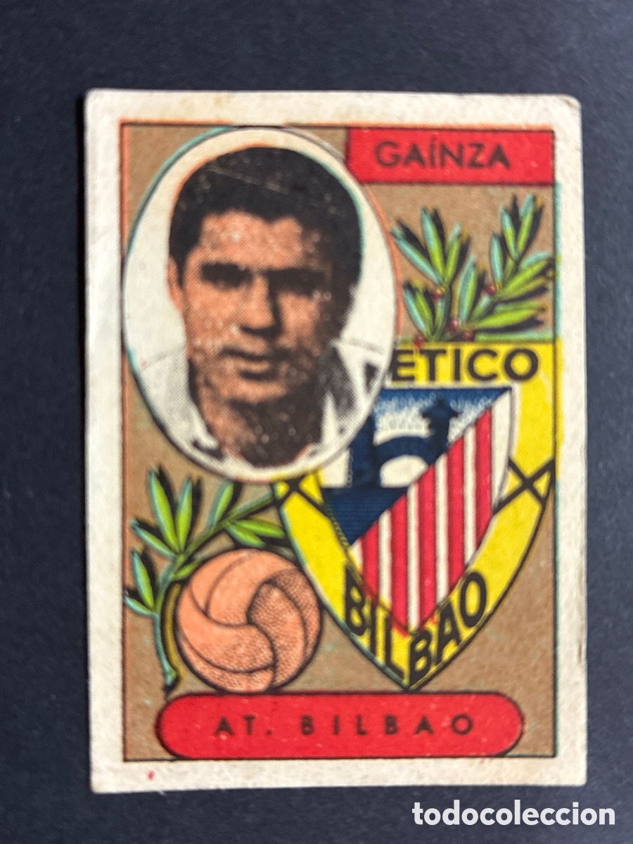 Cartes &agrave; collectionner de Football: CROMO NUNCA PEGADO FUTBOL GAINZA ATH BILBAO LIGA 1955 -1956