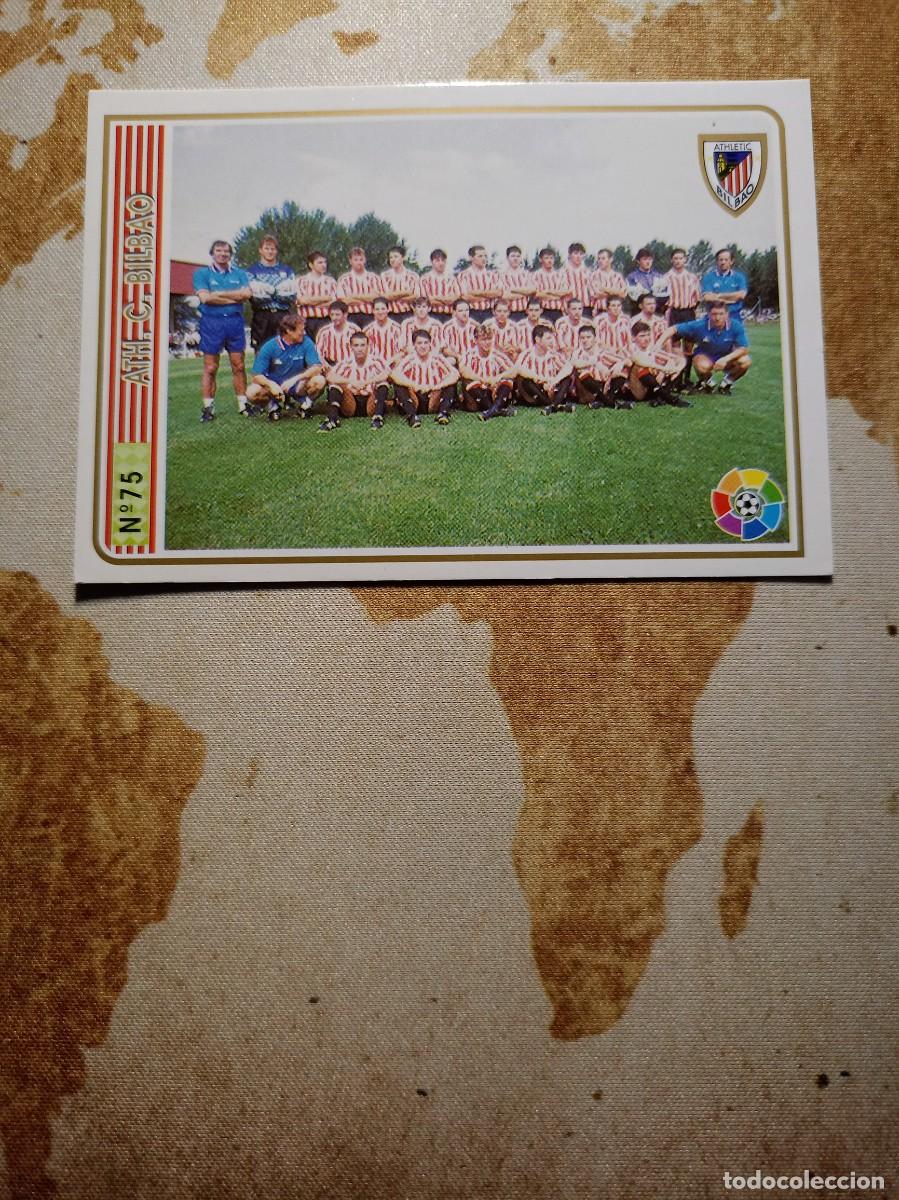 Fu&szlig;ball-Sticker: Athletic 75 PLANTILLA Mundicromo Las fichas de la liga 1994-95