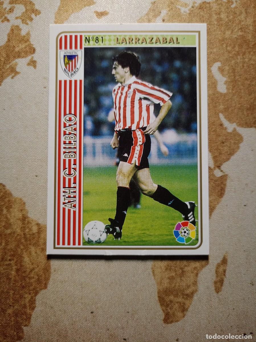 Fu&szlig;ball-Sticker: Athletic 81 LARRAZABAL Mundicromo Las fichas de la liga 1994-95