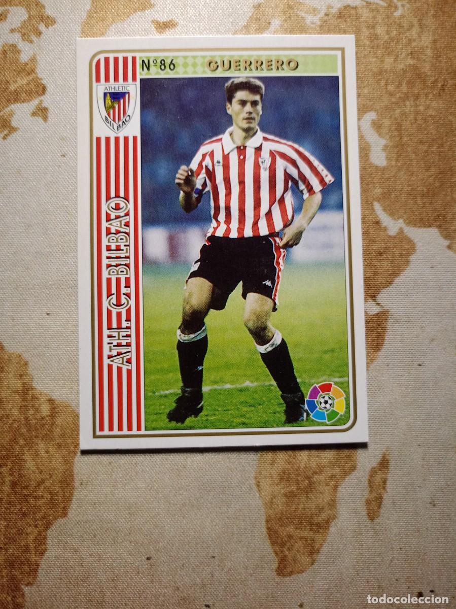 Fu&szlig;ball-Sticker: Athletic 86 GUERRERO Mundicromo Las fichas de la liga 1994-95
