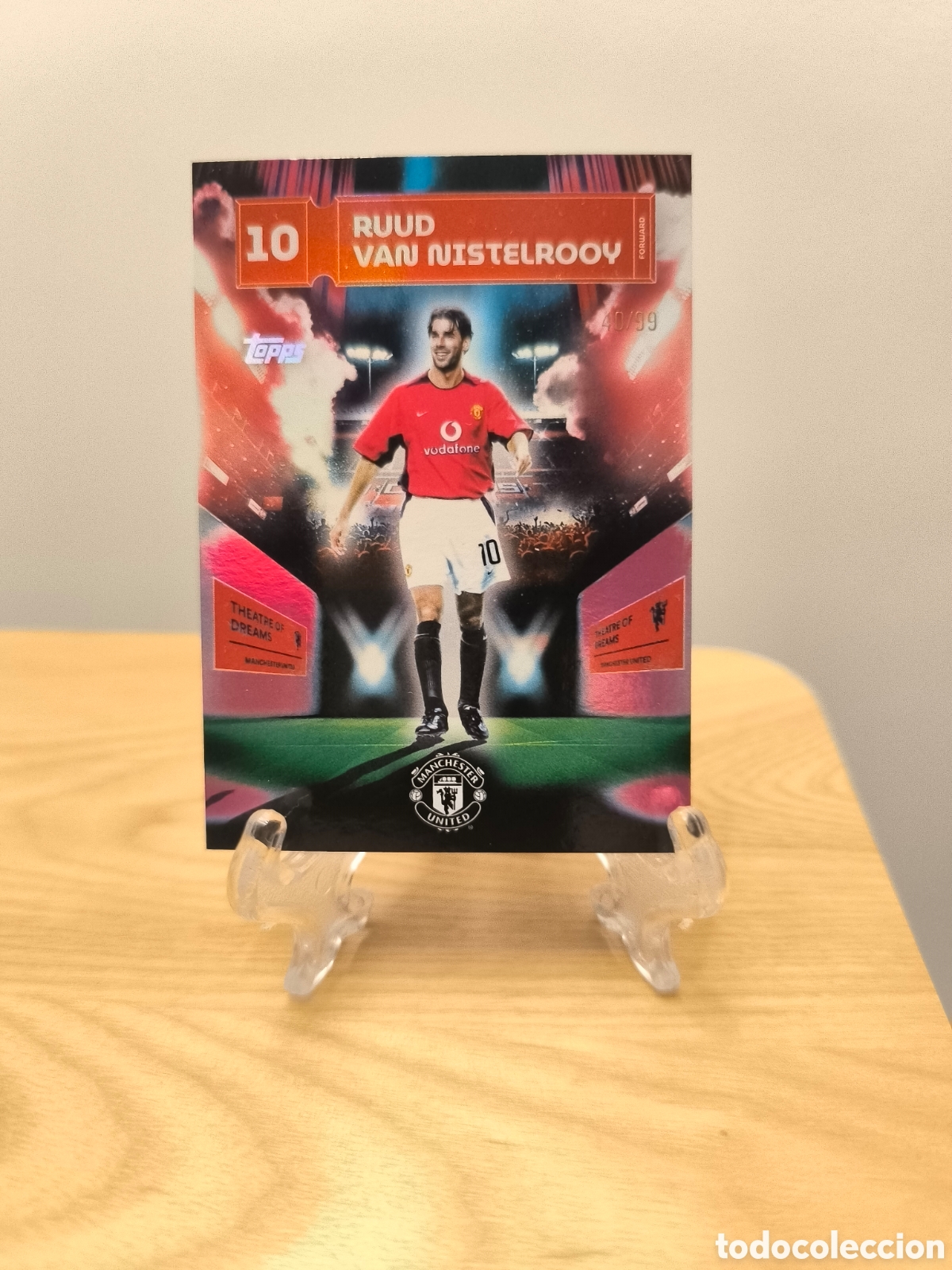 Cromos de F&uacute;tbol: Ruud Van Nistelrooy Topps numerada /99