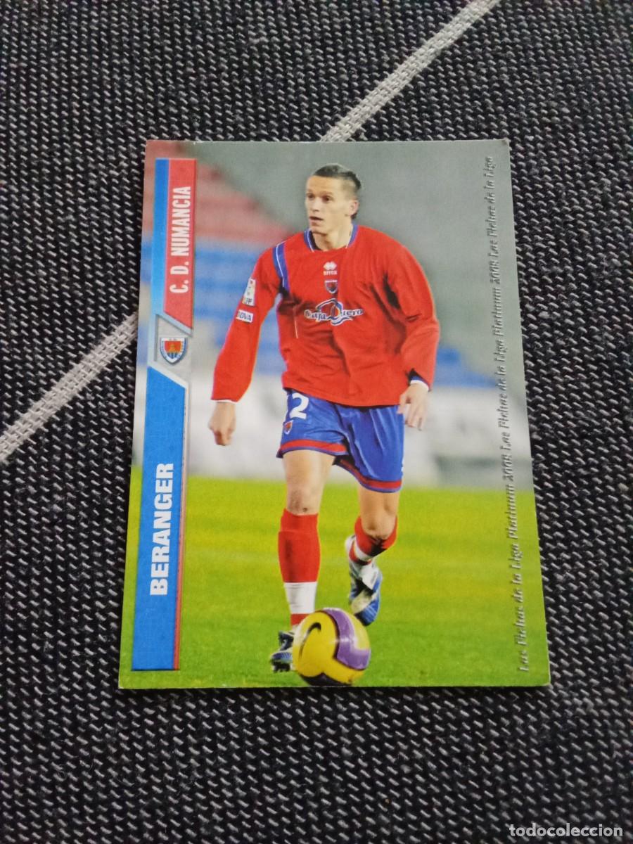 Figurine di Calcio: 1223 beranger Numancia las fichas de la liga 2008