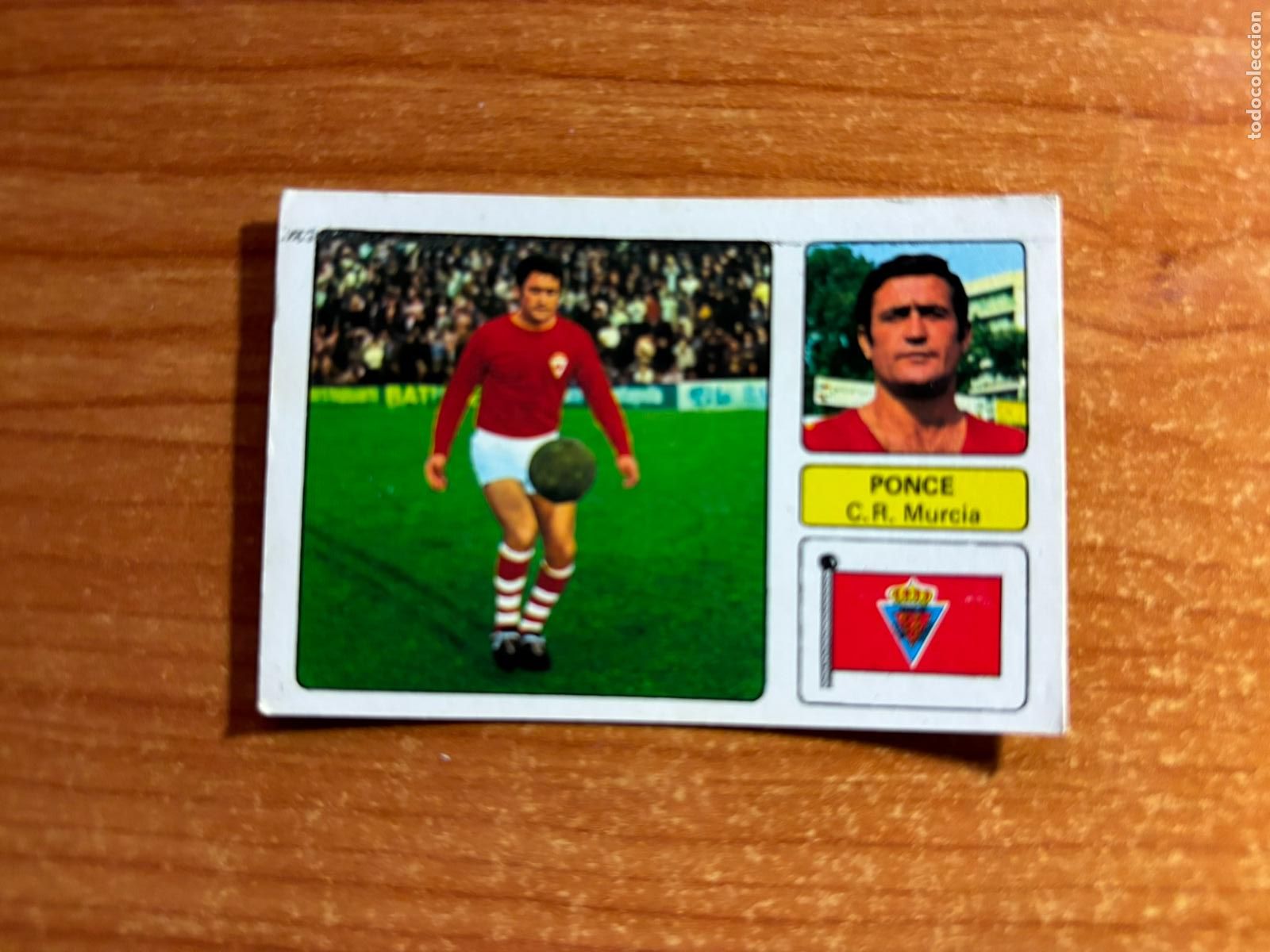 Figurine di Calcio: PONCE DEL MURCIA ALBUM FHER LIGA 1973 - 1974 ( 73 - 74 ) NUNCA PEGADO