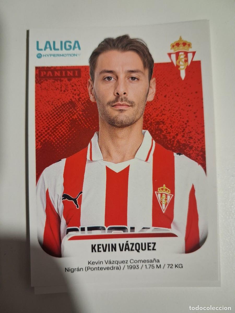 Cromos de F&uacute;tbol: Liga Hypermotion 25/26 2025 2026 Sin Pegar Real Sporting de Gijon 368A Kevin Vazquez