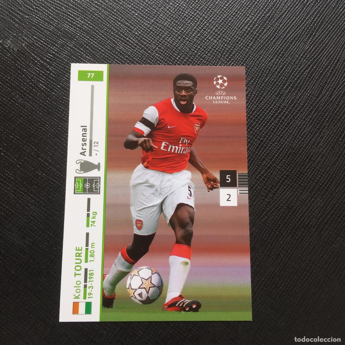 Fu&szlig;ball-Sticker: 77 TOURE ARSENAL PANINI TRADING CARDS UEFA CHAMPIONS LEAGUE 2007 2008 - A147 PG262