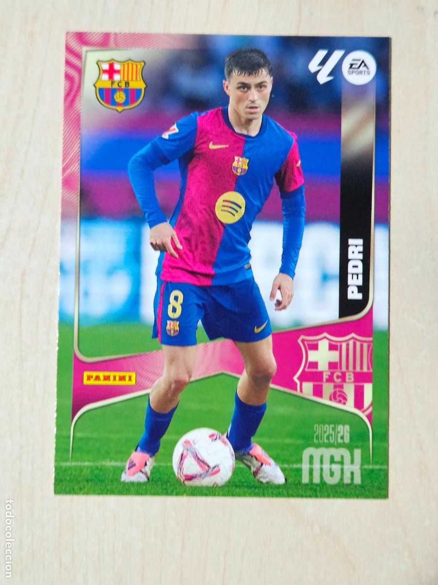 Cromos de f&uacute;tbol: CROMO N&ordm; 86 PEDRI - MEGACRACKS 2025 26 - BARCELONA