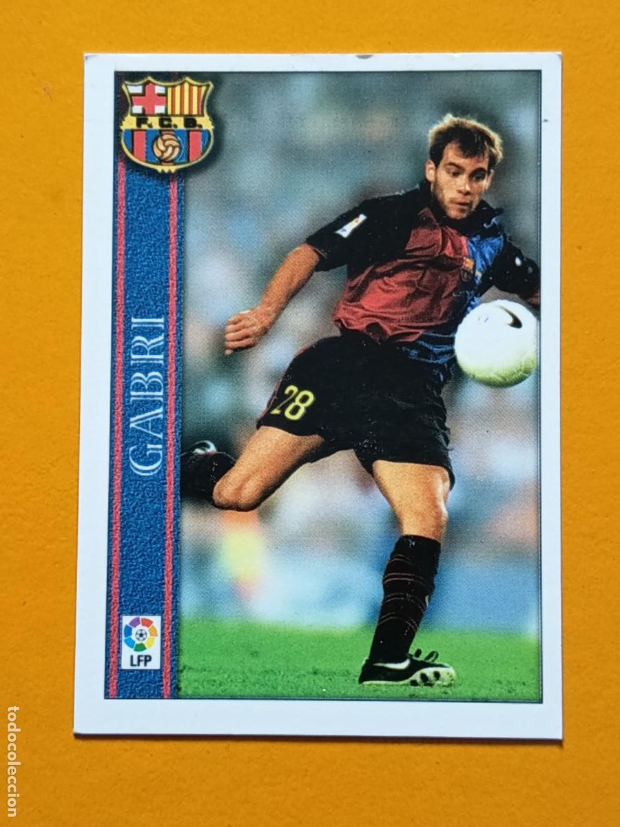 Cromos de Futebol: 36 GABRI. FC BARCELONA. LAS FICHAS DE LA LIGA 2001. MUNDICROMO