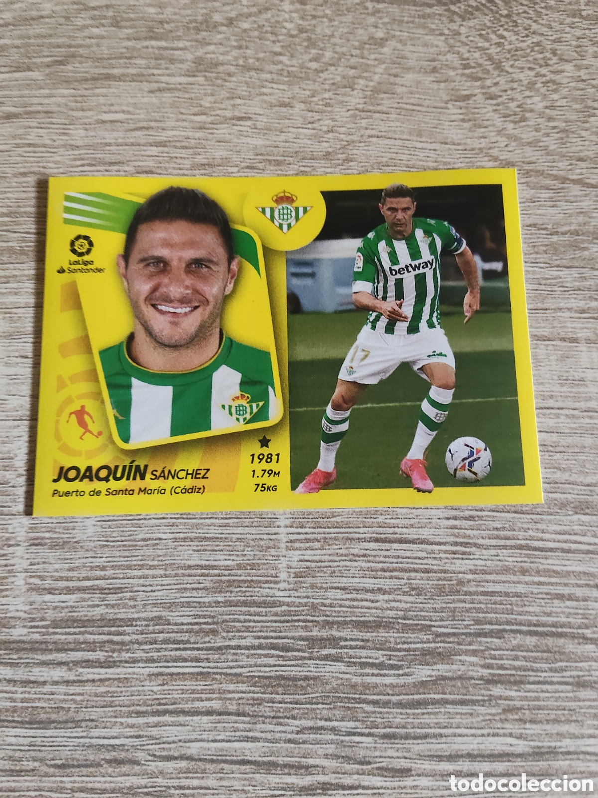 Cromos de F&uacute;tbol: Joaqu&iacute;n Real Betis liga 2021 2022 21 22 ediciones este