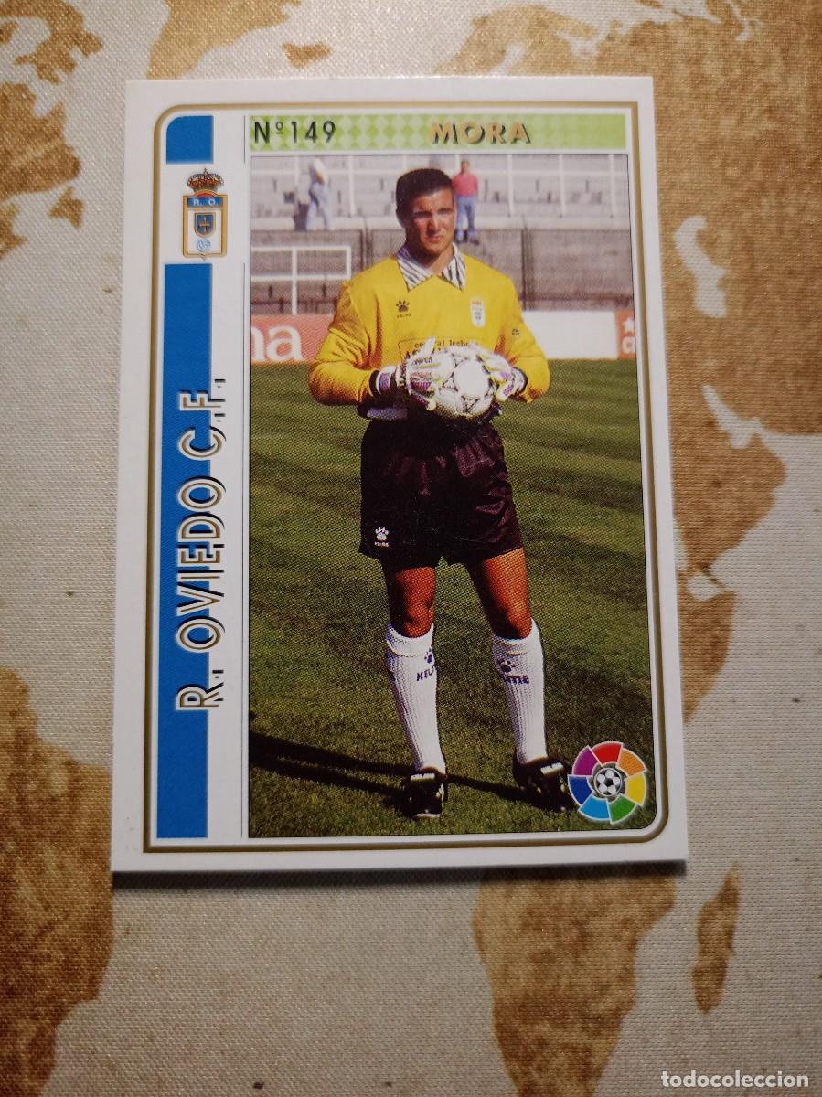 Fu&szlig;ball-Sticker: Real Oviedo 149 MORA Mundicromo Las fichas de la liga 1994-95
