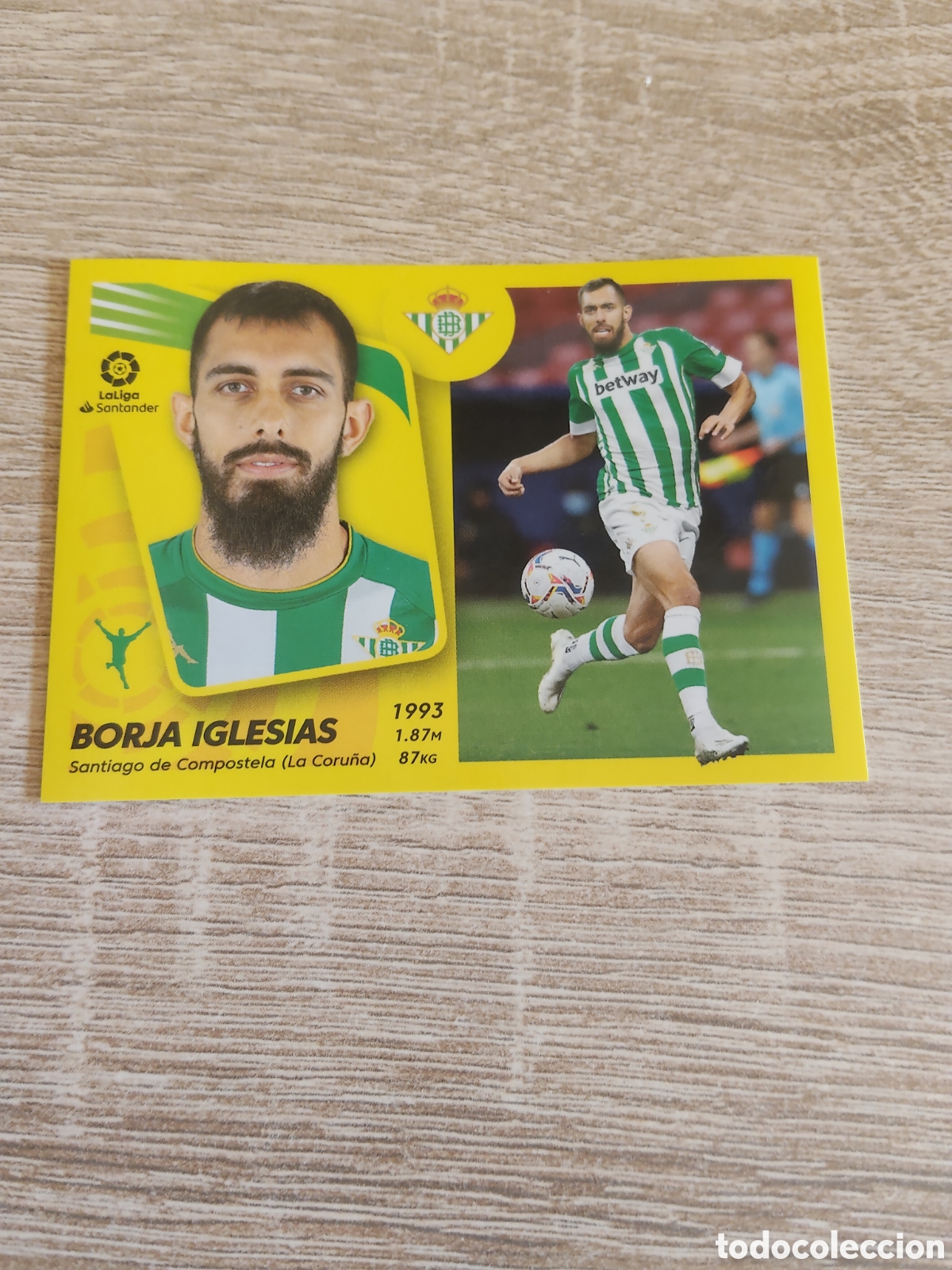 Cromos de F&uacute;tbol: Borja Iglesias Real Betis liga 2021 2022 21 22 ediciones este