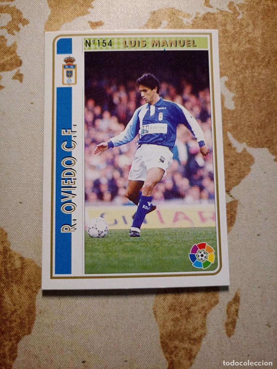 Cartes &agrave; collectionner de Football: Real Oviedo 154 LUIS MANUEL Mundicromo Las fichas de la liga 1994-95