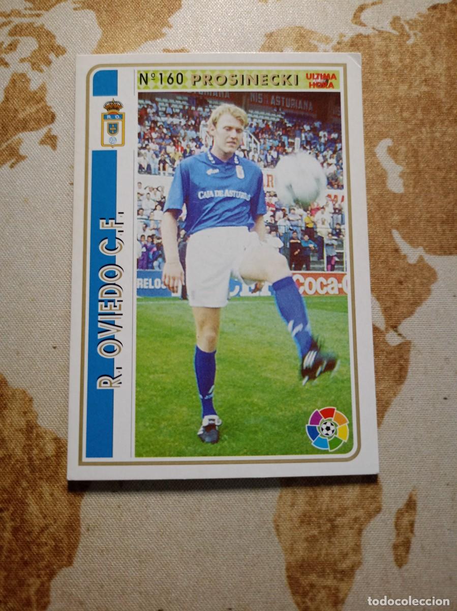 Fu&szlig;ball-Sticker: Real Oviedo 160 PROSINECK&Iacute; Mundicromo Las fichas de la liga 1994-95
