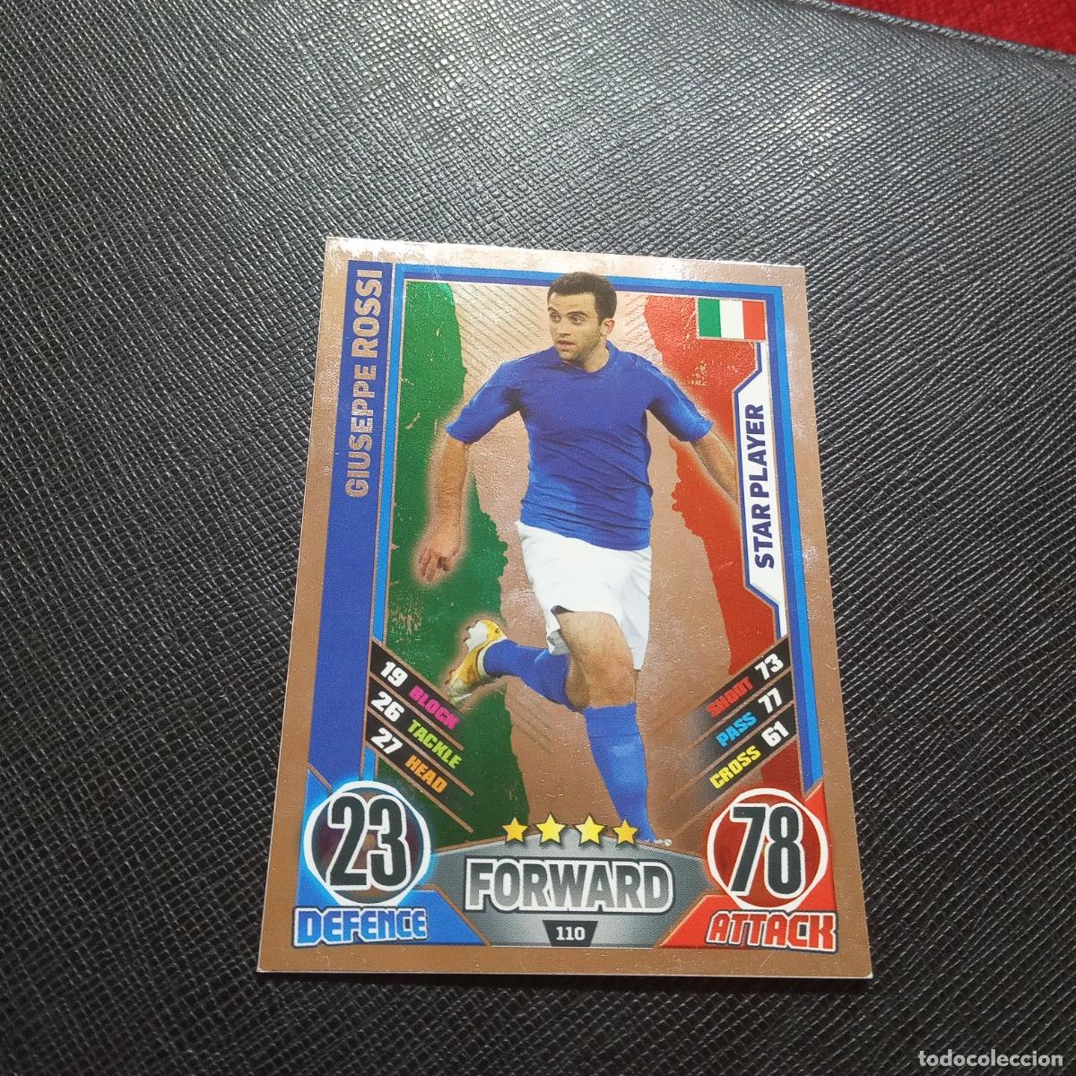 Fu&szlig;ball-Sticker: 110 ROSSI ITALIA TOPPS MATCH ATTAX EURO 2012 EUROCOPA 2012 - (MD96/97-3) PG16 STAR PLAYER