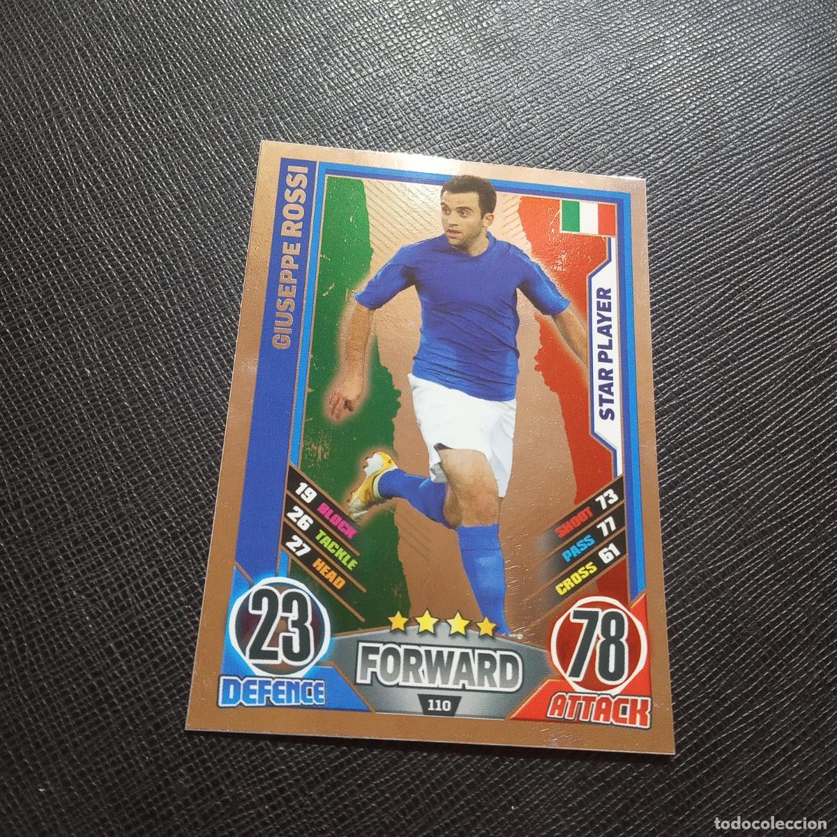 Figurine di Calcio: 110 ROSSI ITALIA TOPPS MATCH ATTAX EURO 2012 EUROCOPA 2012 - (MD96/97-3) PG17 STAR PLAYER