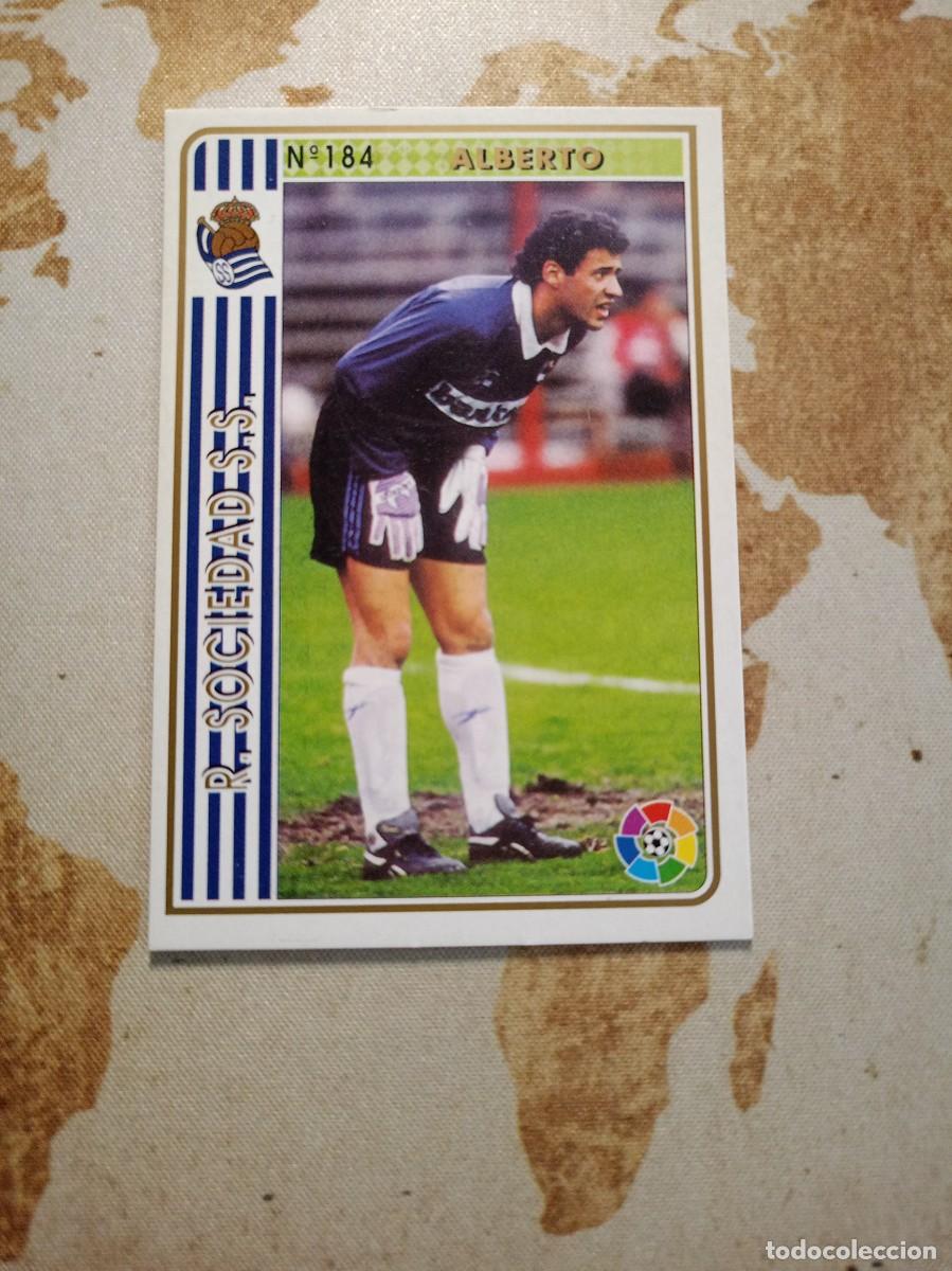 Cartes &agrave; collectionner de Football: Real Sociedad 184 ALBERTO Mundicromo Las fichas de la liga 1994-95