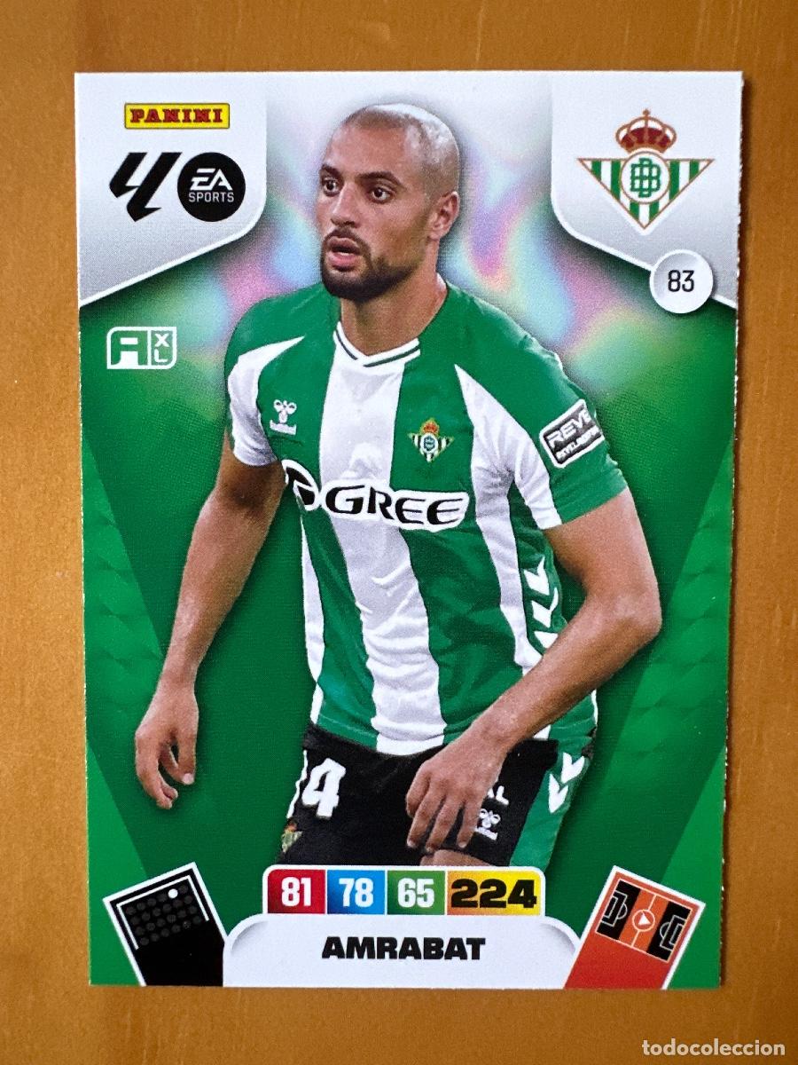 Cromos de F&uacute;tbol: 83 Sofyan Amrabat, Real Betis, Panini Adrenalyn XL La Liga 2025 2026 25 26