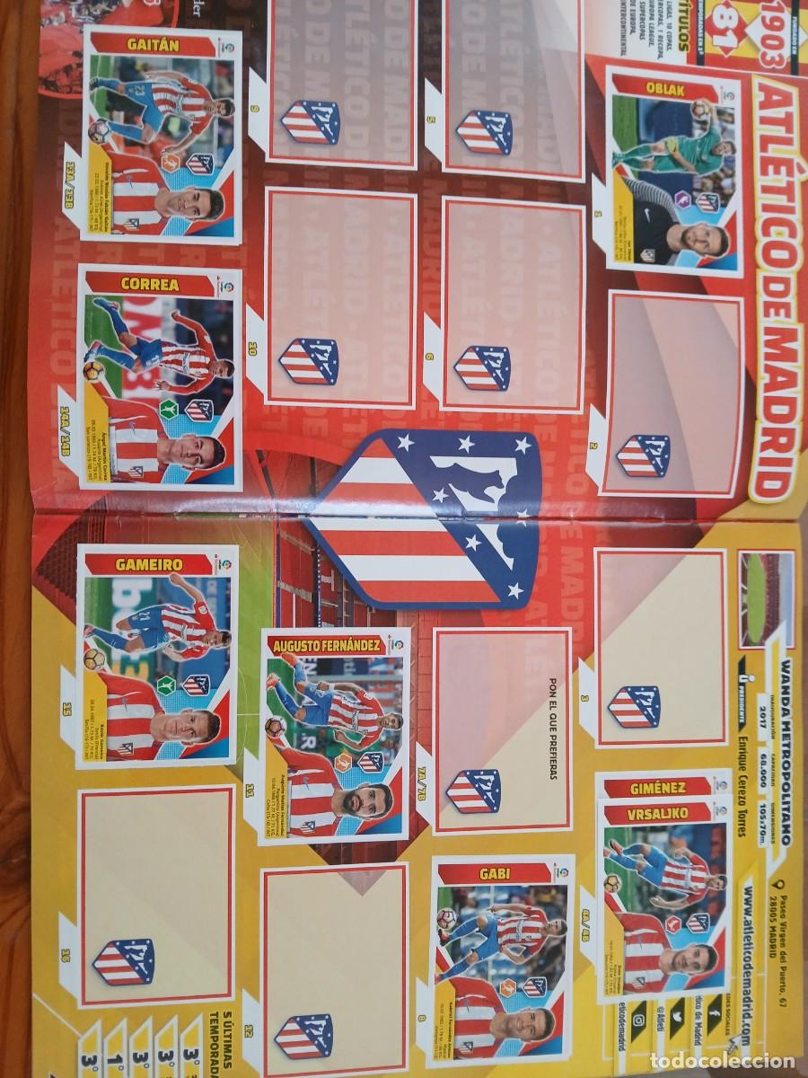 Cromos de f&uacute;tbol: Albun 2017 2018 con 272 Cromos - Foto 3