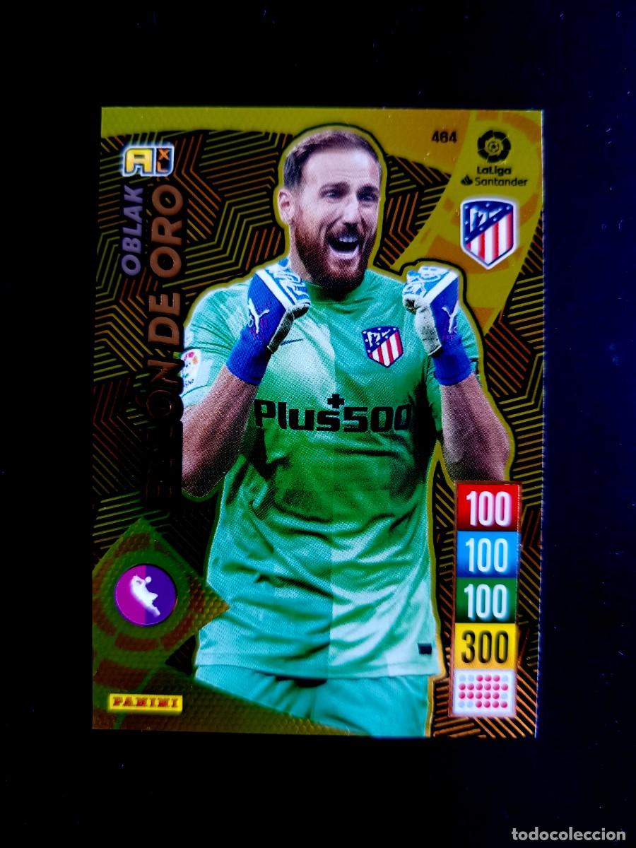 Figurine di Calcio: 464 OBLAK (BAL&Oacute;N DE ORO) - ATL&Eacute;TICO DE MADRID - ADRENALYN XL 2021 2022