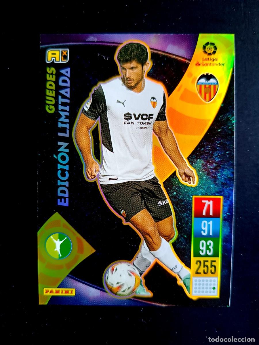Fu&szlig;ball-Sticker: GUEDES (EDICI&Oacute;N LIMITADA) - VALENCIA, C.F. - ADRENALYN XL 2021 2022