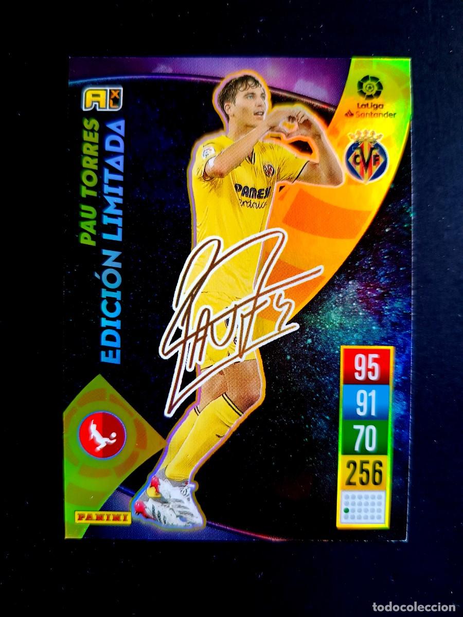 Fu&szlig;ball-Sticker: PAU TORRES (EDICI&Oacute;N LIMITADA) (FIRMADA) - VILLARREAL, C.F. - ADRENALYN XL 2021 2022