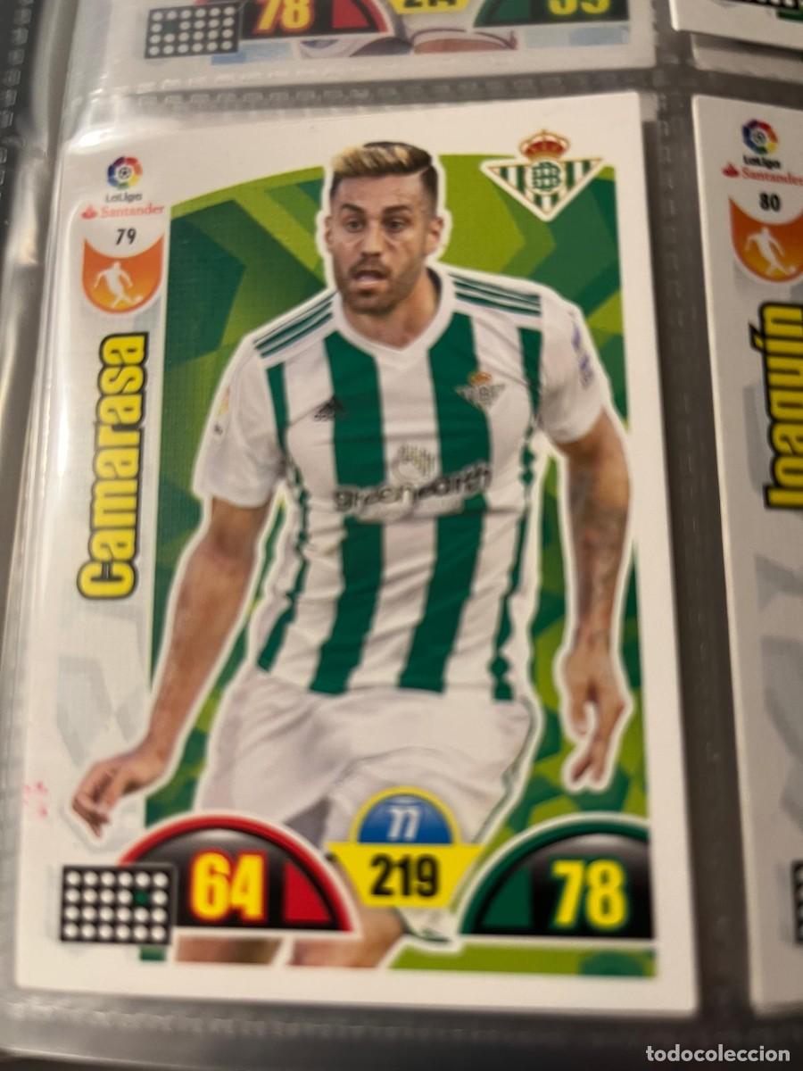 Cromos de F&uacute;tbol: REAL BETIS N&ordm; 79 CAMARASA LIGA 2017 2018