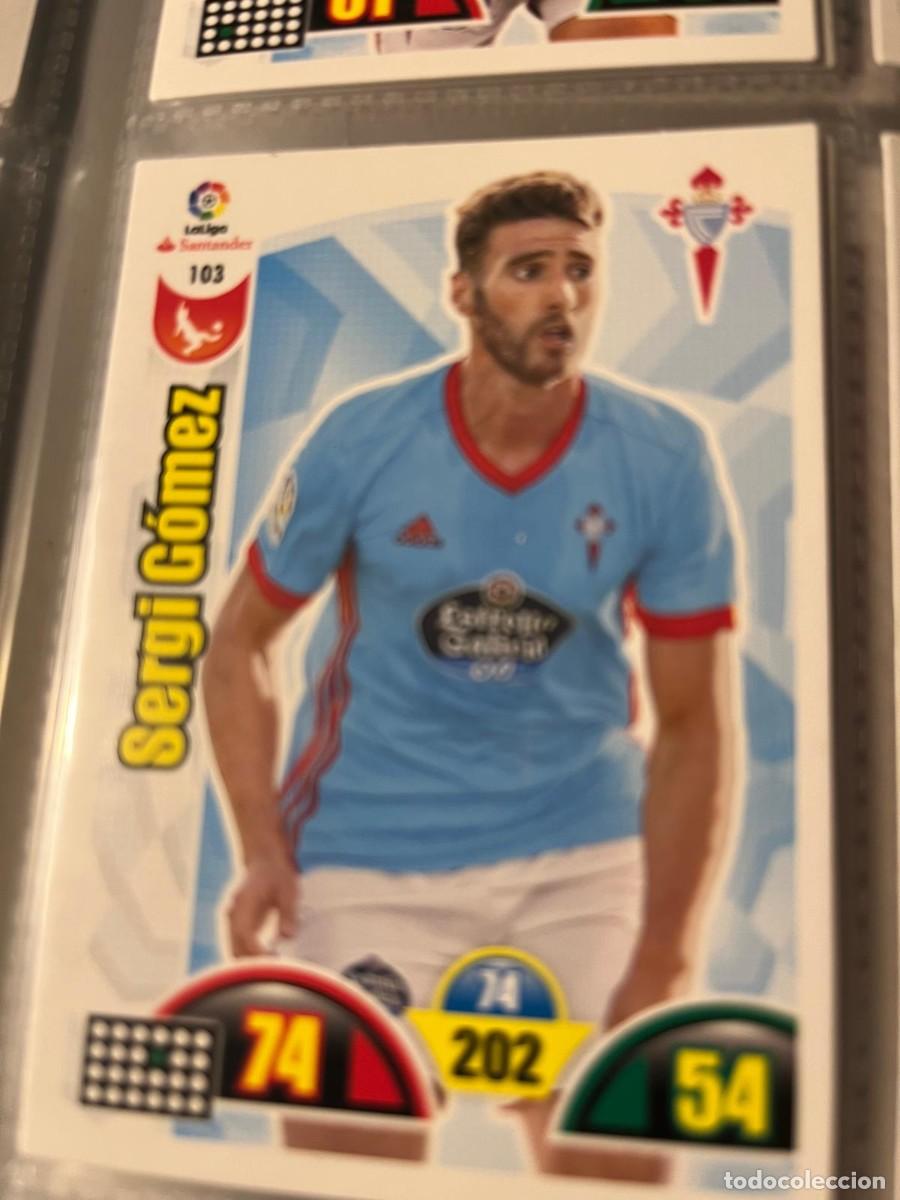 Figurine di Calcio: R.C. CELTA N&ordm; 103 SERGIO G&Oacute;MEZ LIGA 2017 2018