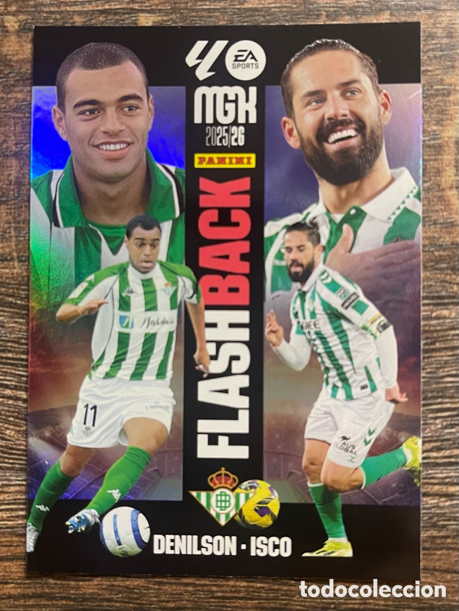 Cromos de F&uacute;tbol: Flashback Denilson-Isco Megacrack 2025/26