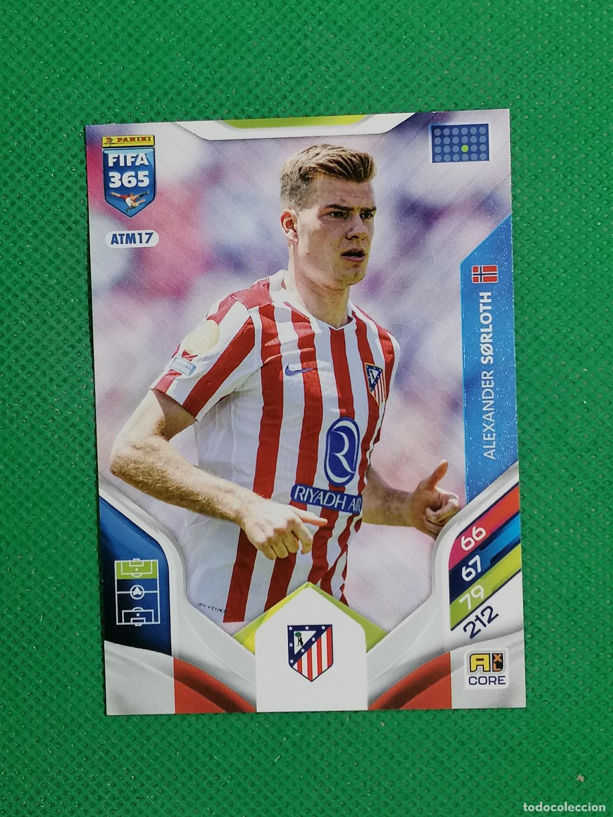 Cromos de F&uacute;tbol: ATM17 ALEXANDER SORLOTH ATLETICO MADRID ⚽ PANINI ADRENALYN FIFA 365 2025 2026 25 26 ⚽