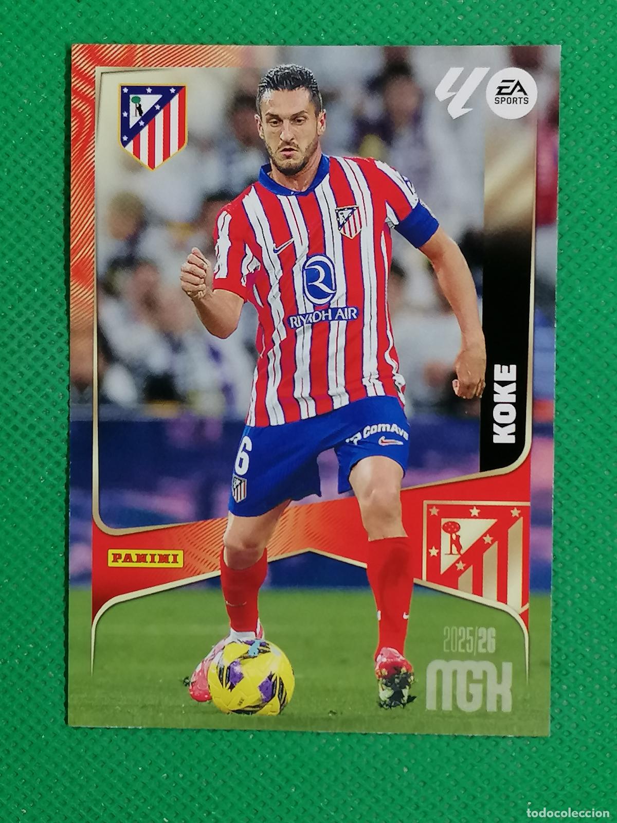 Cromos de F&uacute;tbol: 66 KOKE ATLETICO DE MADRID ⚽ MEGACRACKS LIGA 2025 2026 25 26 ⚽