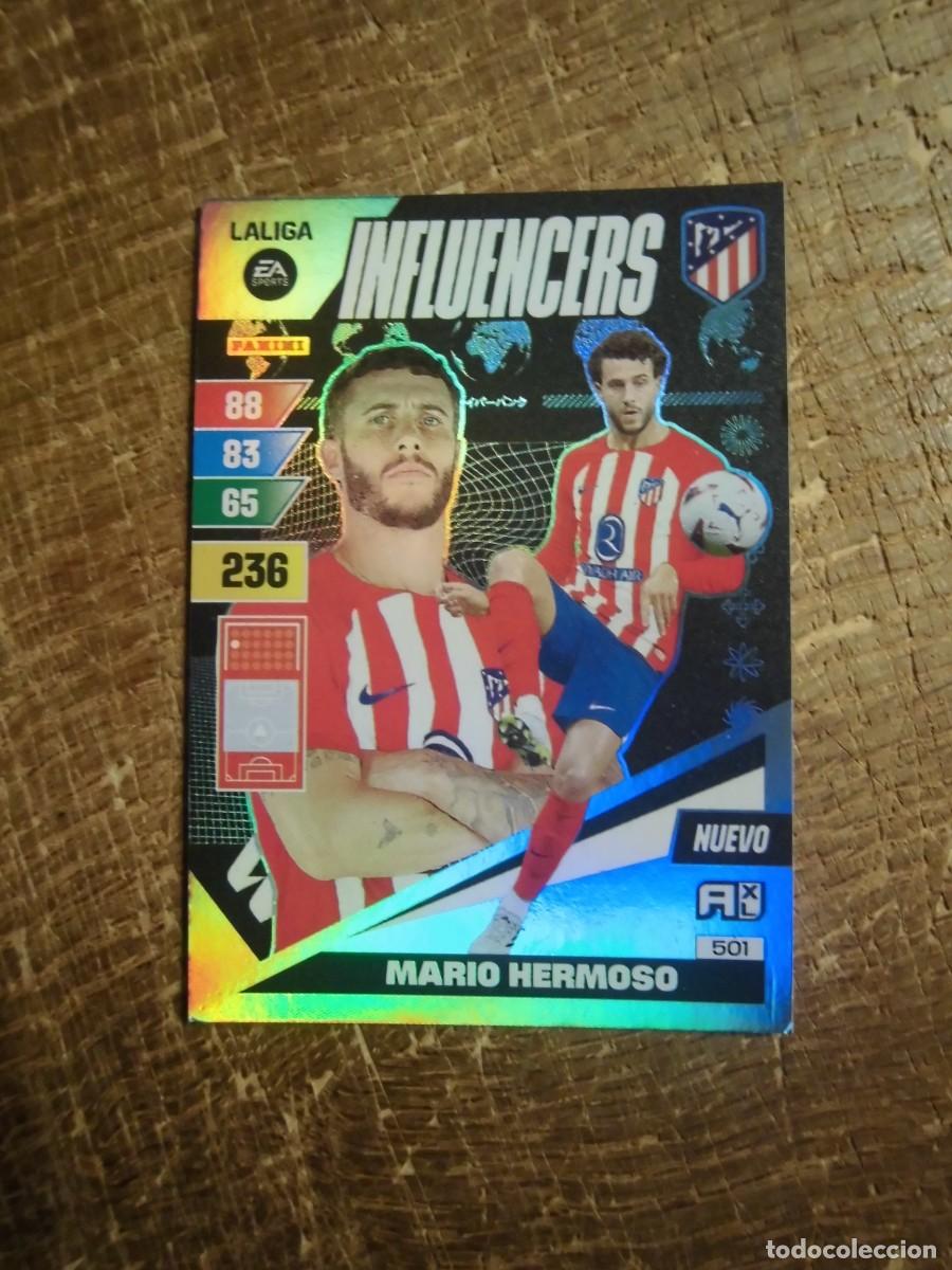 Football Stickers: MARIO HERMOSO INFLUENCERS NUEVO 501 ADRENALYN 2023-24