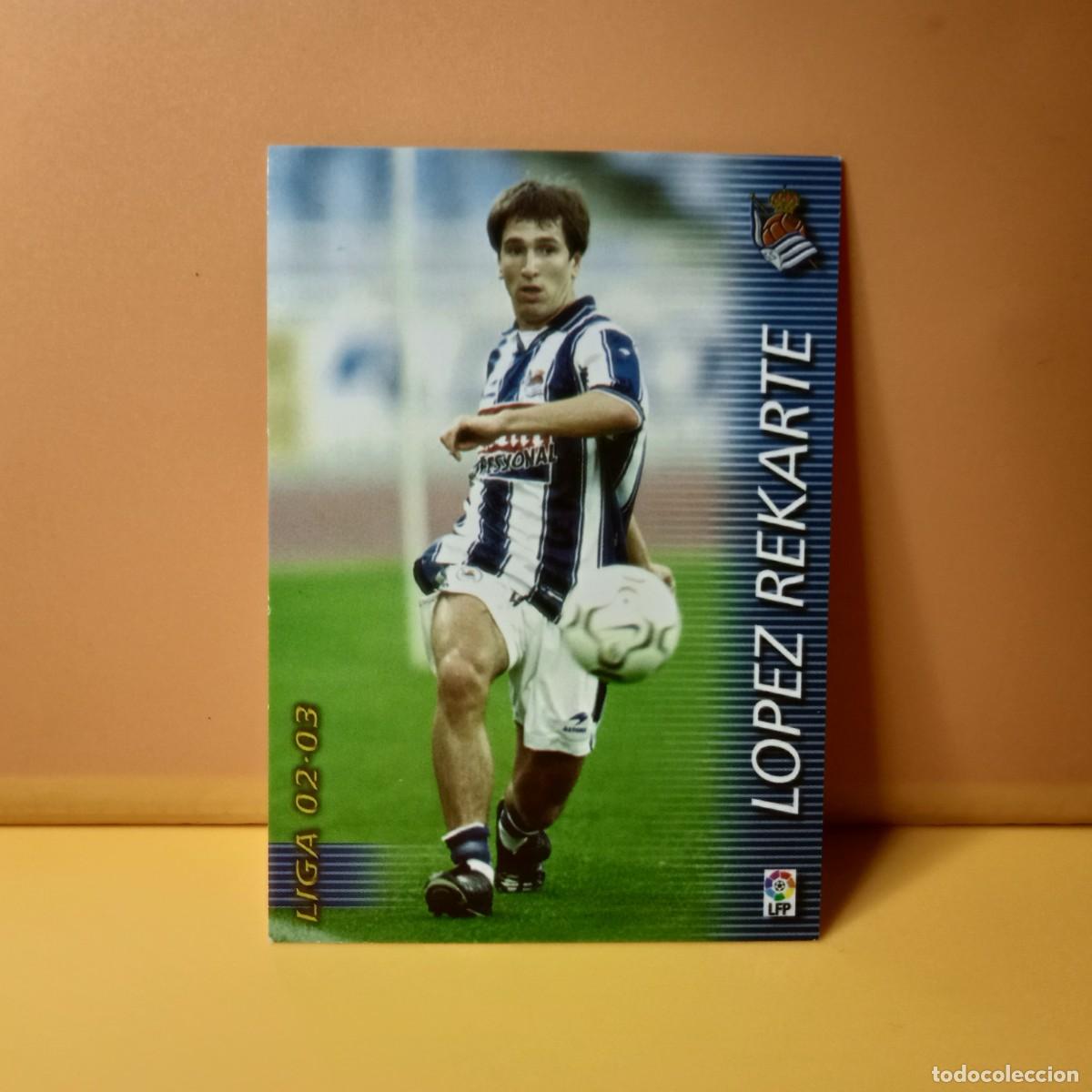 Figurine di Calcio: PANINI SPORTS; MEGACRACKS 2002 2003 02 03 REAL SOCIEDAD LOPEZ REKARTE 292