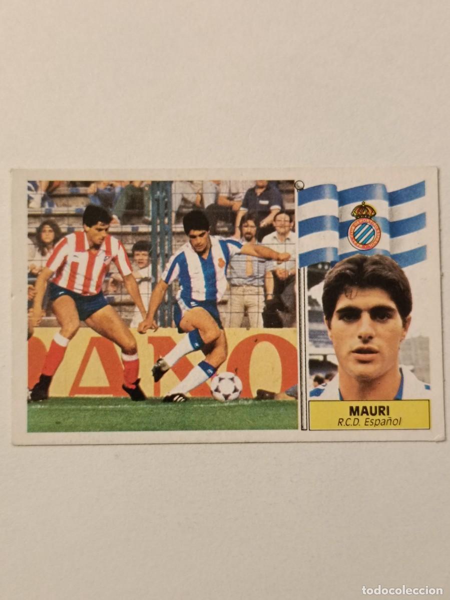 Cromos de f&uacute;tbol: MAURI R.C.D. ESPA&Ntilde;OL LIGA 86/87 ESTE
