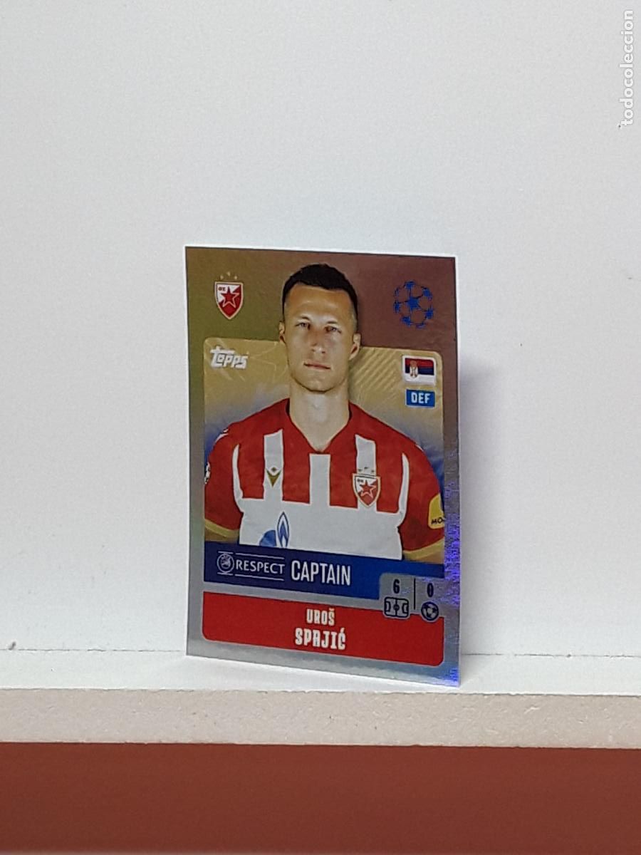 Cartes &agrave; collectionner de Football: CHAMPIONS STICKER 2024 2025 24 25 ALBUM TOPPS LEAGUE N 456 ESTRELLA ROJA UROS SPAJIC