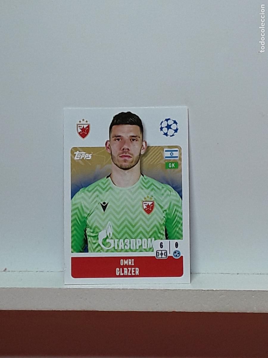 Cartes &agrave; collectionner de Football: CHAMPIONS STICKER 2024 2025 24 25 ALBUM TOPPS LEAGUE N 457 ESTRELLA ROJA OMRI GLAZER