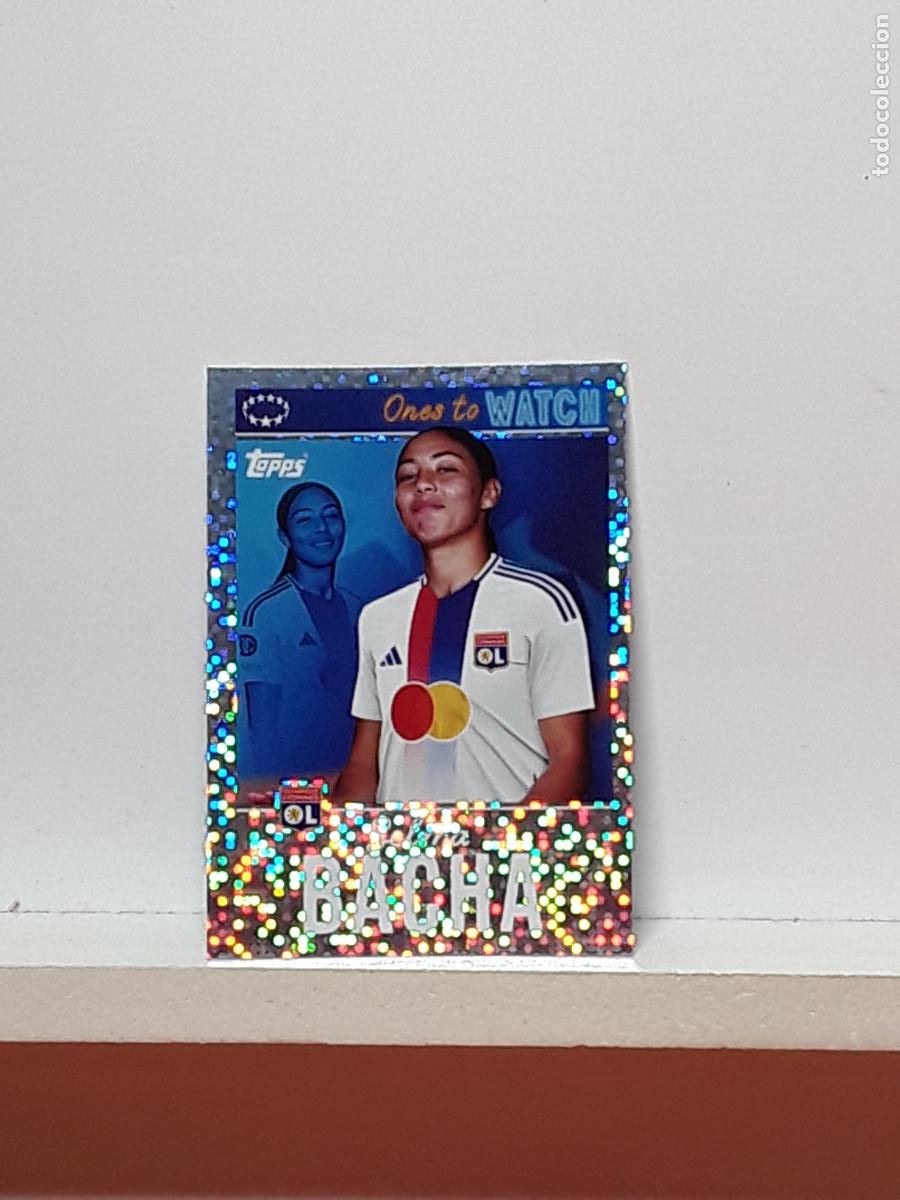 Cromos de F&uacute;tbol: CHAMPIONS STICKER 2024 2025 24 25 ALBUM TOPPS LEAGUE N 517 OLYMPIQUE LYONNAIS SELMA BACHA