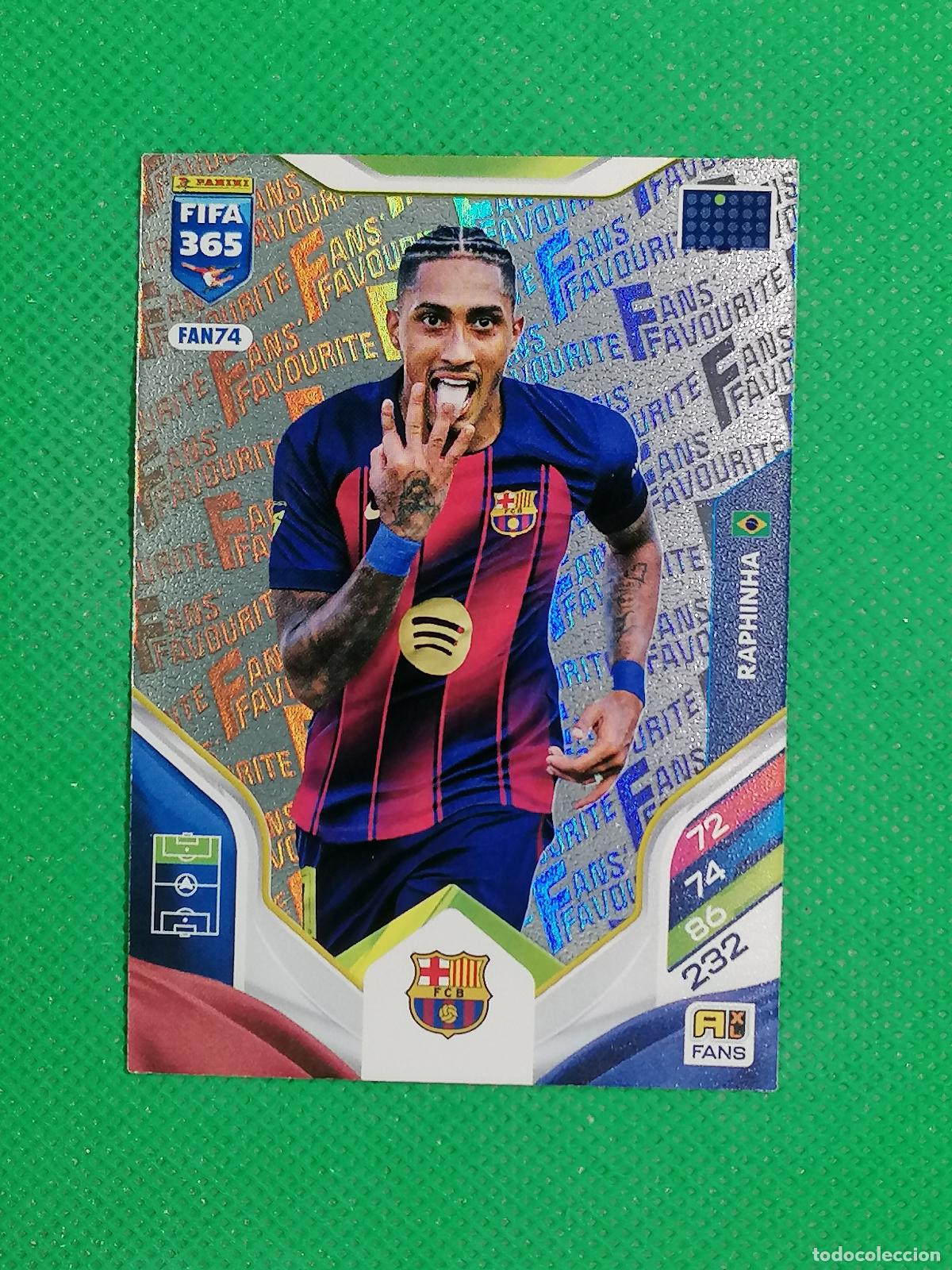 Cromos de Futebol: FAN74 RAPHINHA BARCELONA FANS FAVOURITE ⚽ PANINI ADRENALYN FIFA 365 2025 2026 25 26 ⚽