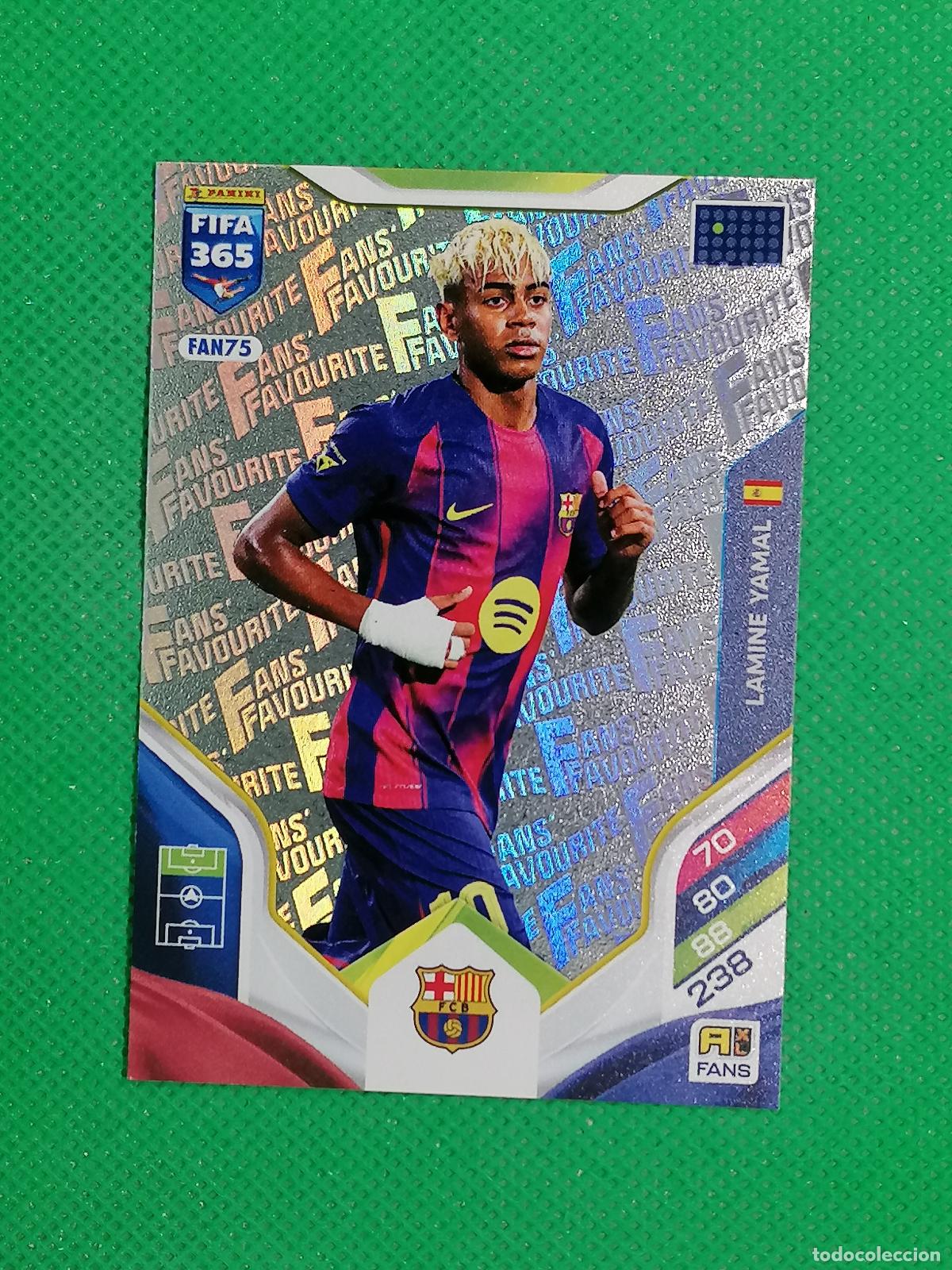 Cromos de Futebol: FAN75 LAMINE YAMAL BARCELONA FANS FAVOURITE ⚽ PANINI ADRENALYN FIFA 365 2025 2026 25 26 ⚽