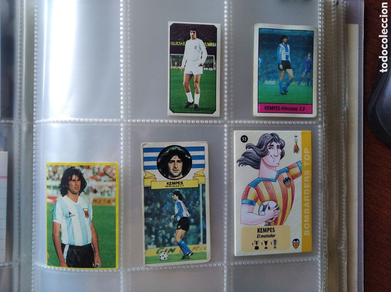 Cromos de Futebol: Lote Kempes 5 cromos 5