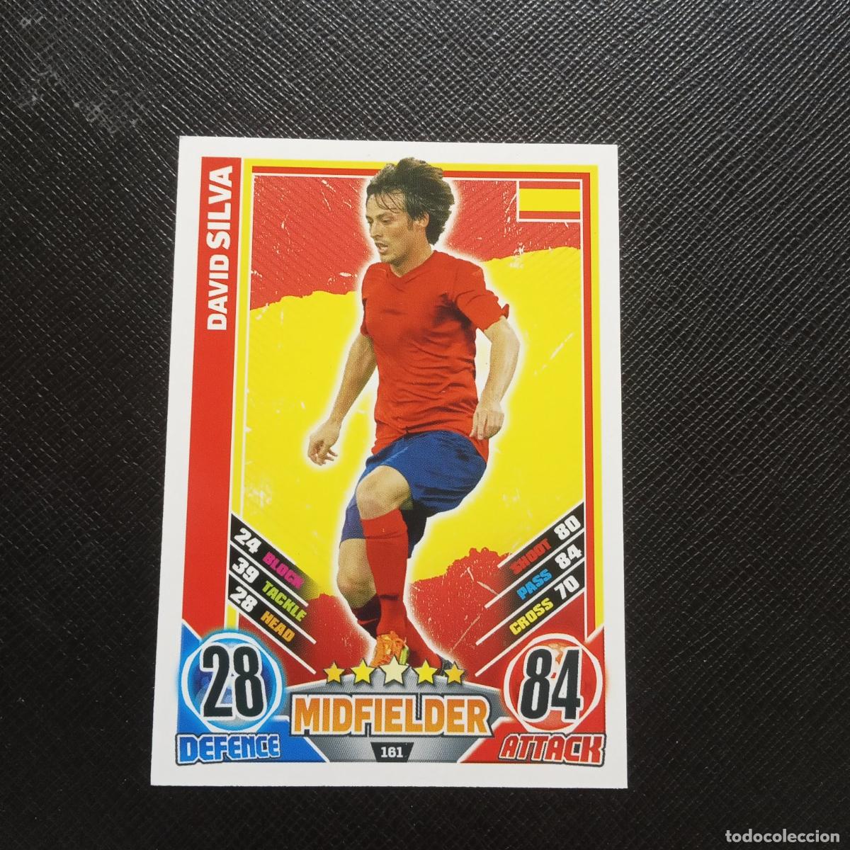 Figurine di Calcio: 181 SILVA ESPA&Ntilde;A TOPPS MATCH ATTAX EURO 2012 EUROCOPA 12 CROMO FUTBOL - (MD96/97-4 )PG1