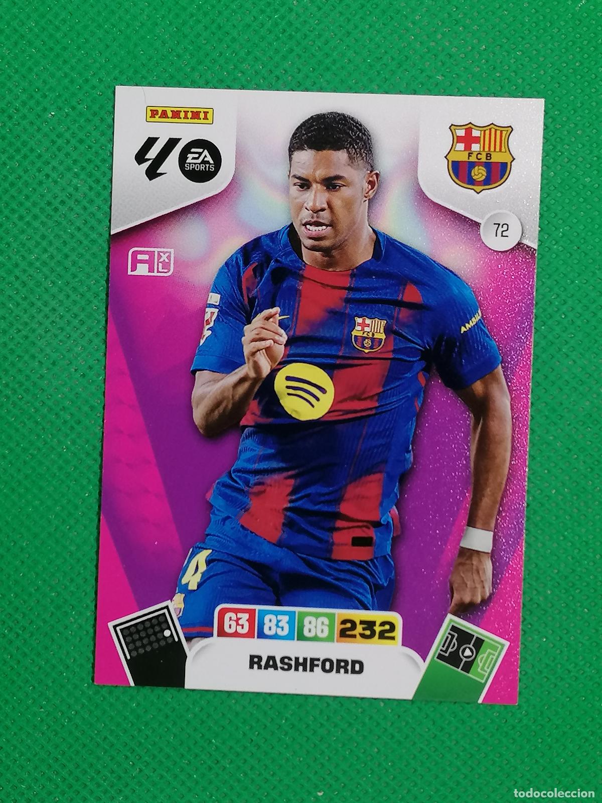 Cromos de F&uacute;tbol: 72 RASHFORD BARCELONA ⚽ LIGA ADRENALYN XL 2025 2026 25 26 ⚽