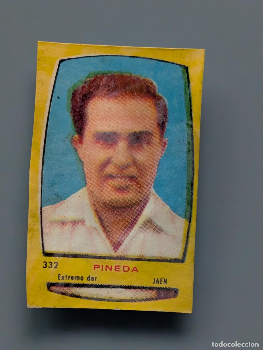 Fu&szlig;ball-Sticker: RARO CROMO VERY RARE CARD PINEDA REAL JAEN CAMPEONES 1954 1955 54/55 BRUGUERA FUTBOL ANDALUCIA
