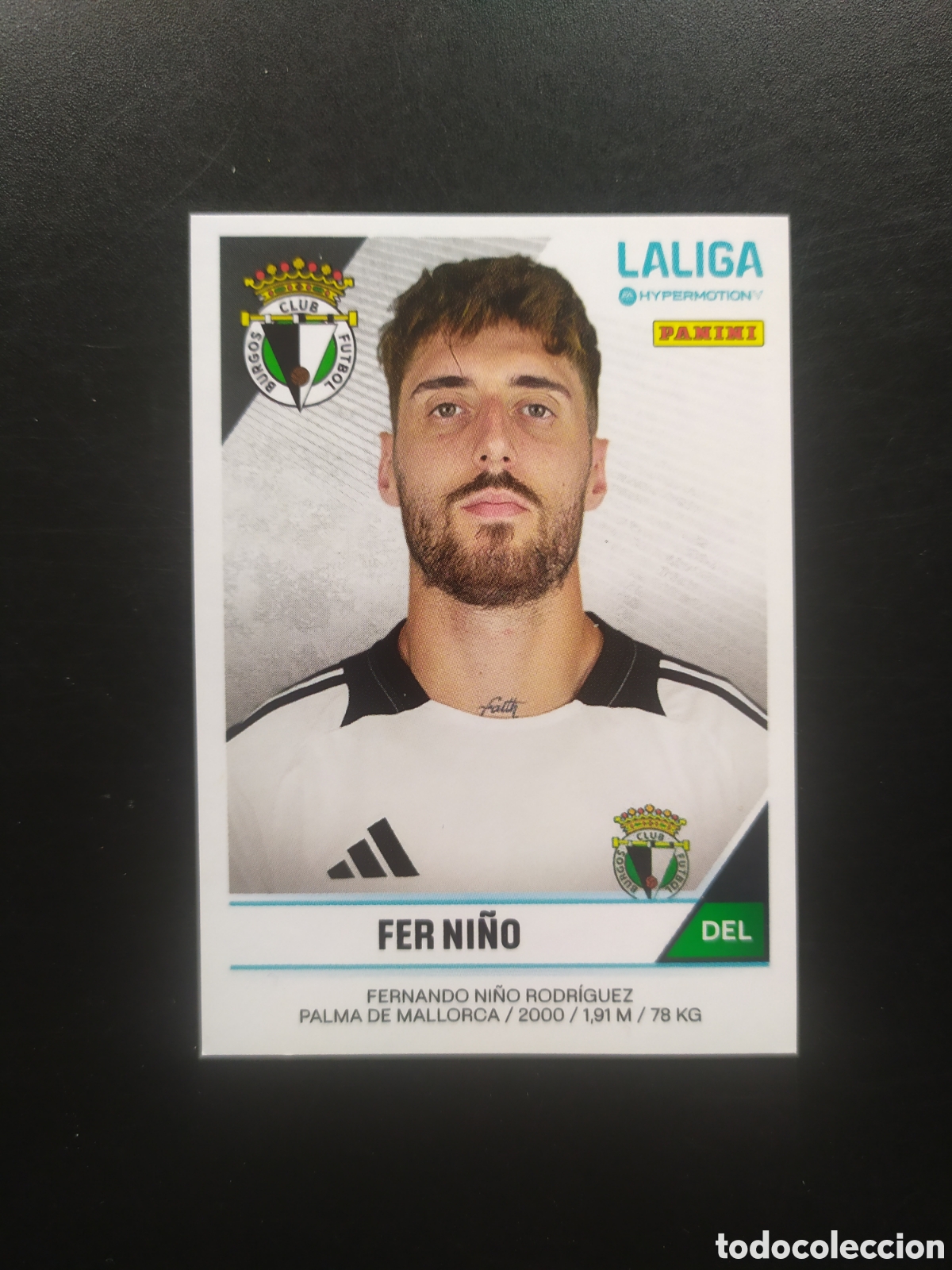 Fu&szlig;ball-Sticker: Liga Hypermotion 2024 2025 24 25 panini Fer Ni&ntilde;o n&deg; 58 Burgos