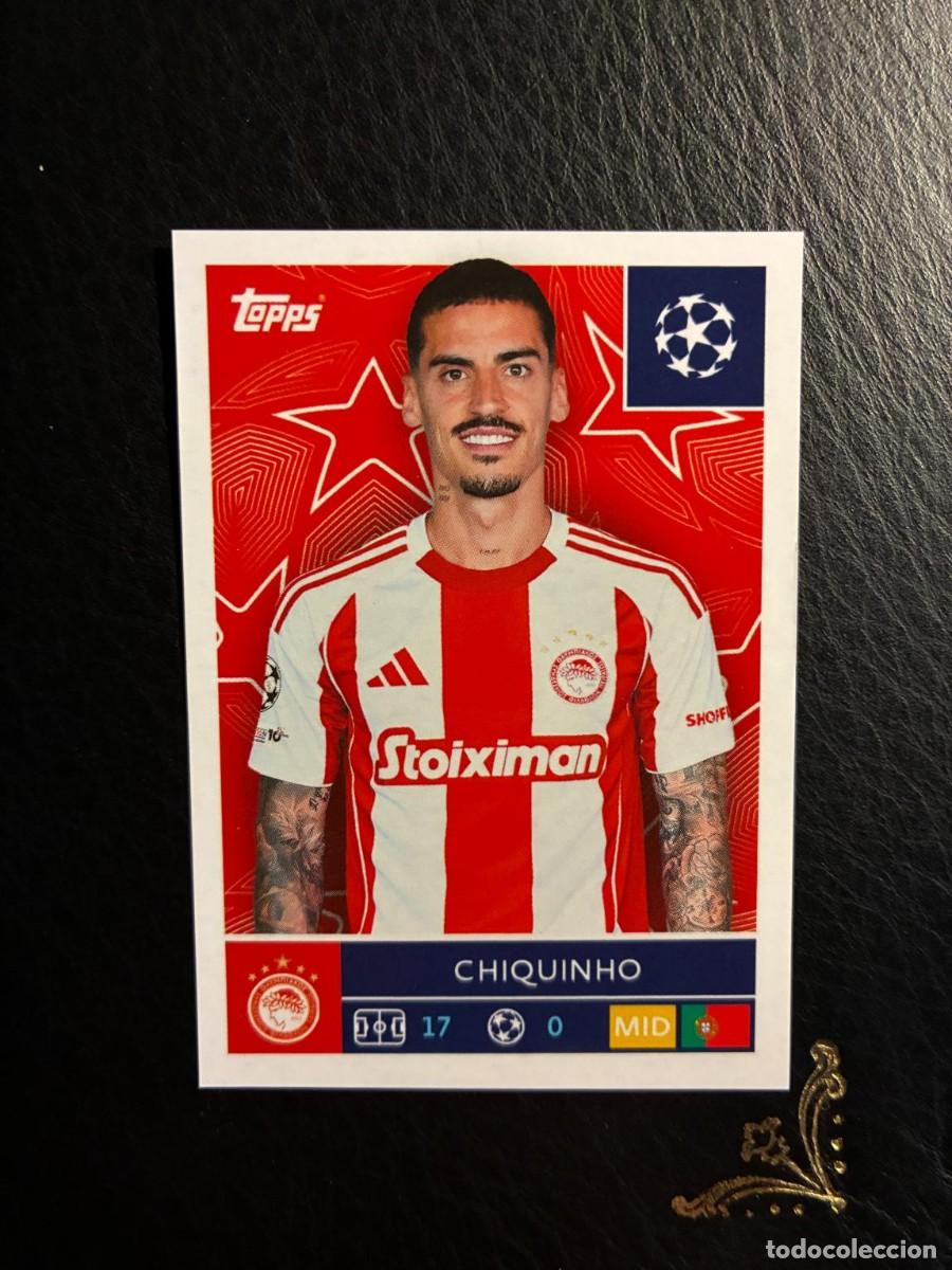 Cromos de F&uacute;tbol: 336 CHIQUINHO OLYMPIACOS UEFA CHAMPIONS LEAGUE 2025 2026 25 26 TOPPS