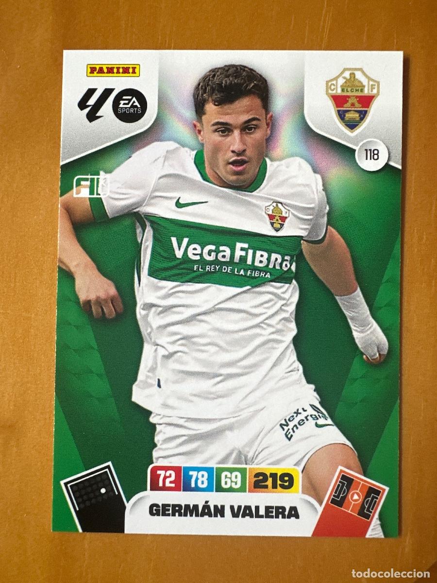 Football Stickers: 118 Germ&aacute;n Valera, Elche CF, Panini Adrenalyn XL La Liga 2025 2026 25 26