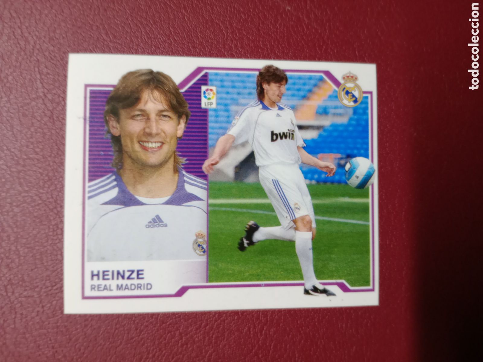 Cromos de f&uacute;tbol: ESTE 07-08 CROMO NUEVO NUNCA PEGADO EN PERFECTO ESTADO FICHAJE 50 HEINZE