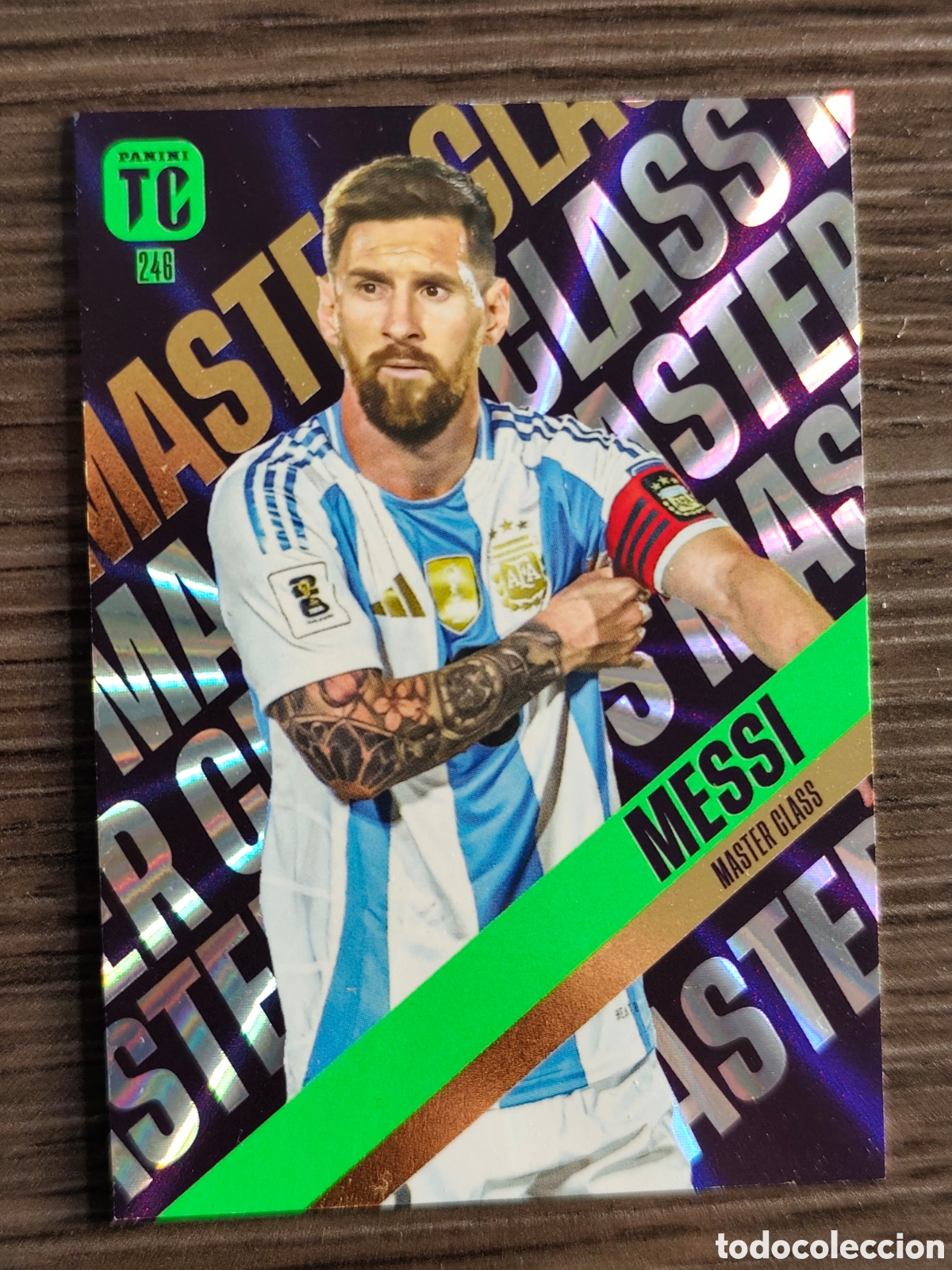 Cromos de F&uacute;tbol: Messi M&aacute;ster Class card Panini Top Class 2025 card tarjeta 246 cromo